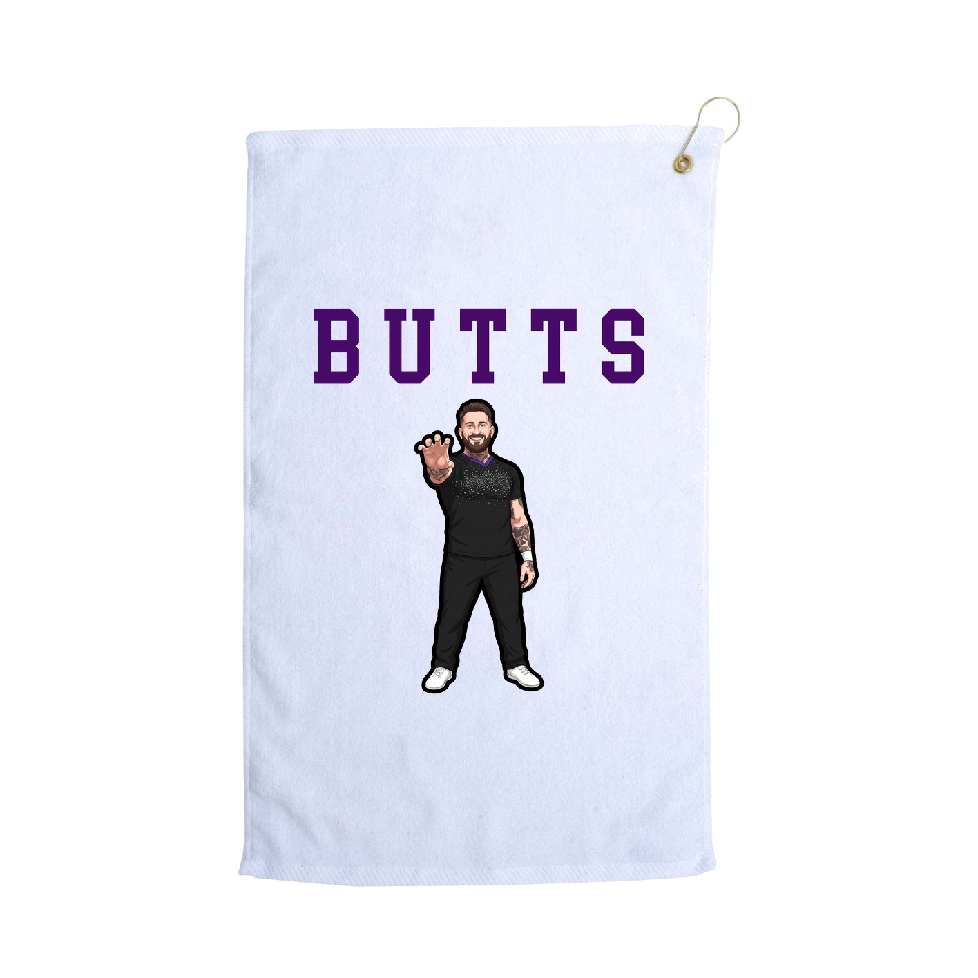 Golf Towel — Shirsey in White