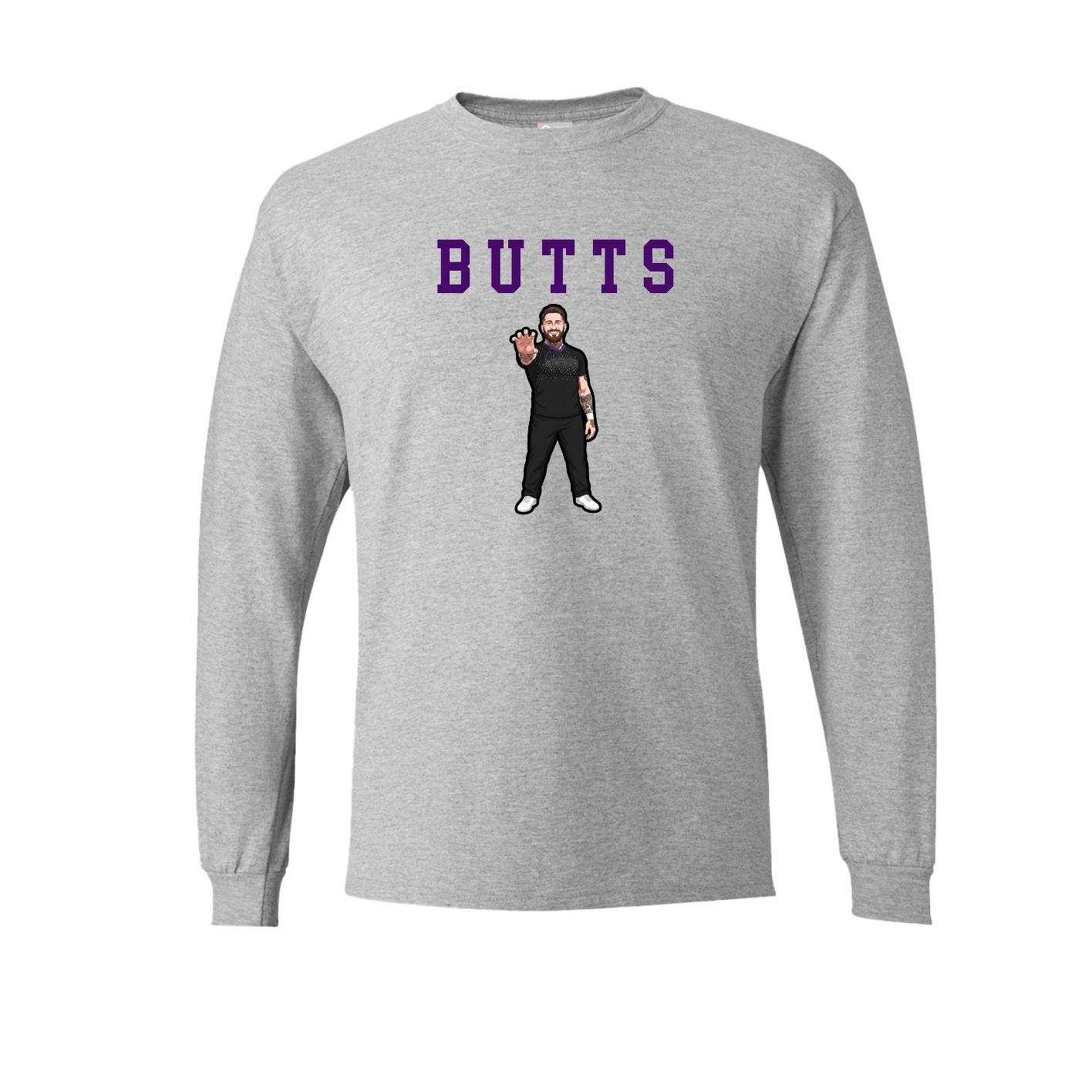 Long Sleeve Tee — Shirsey in Grey