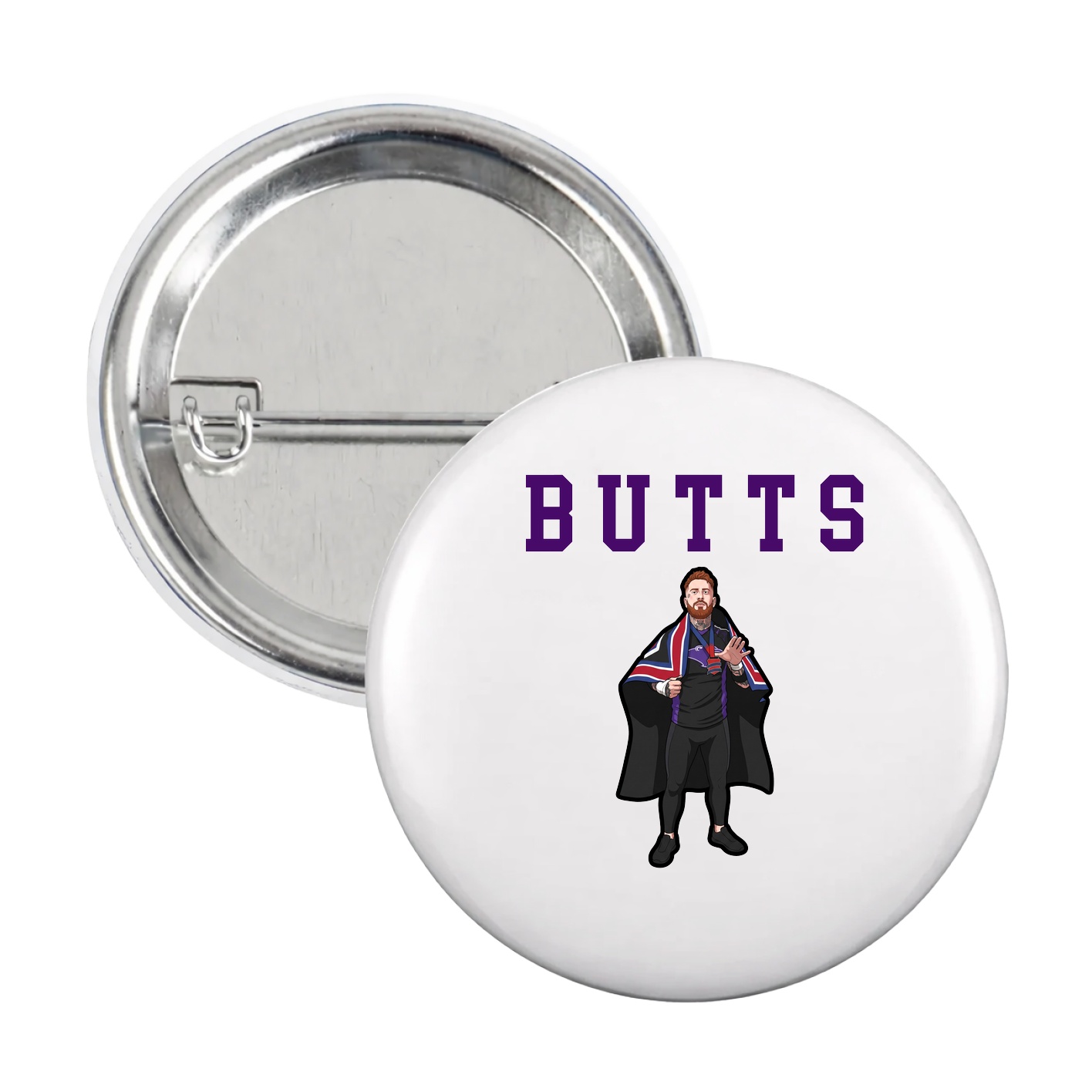 Game Day Button — Shirsey in White