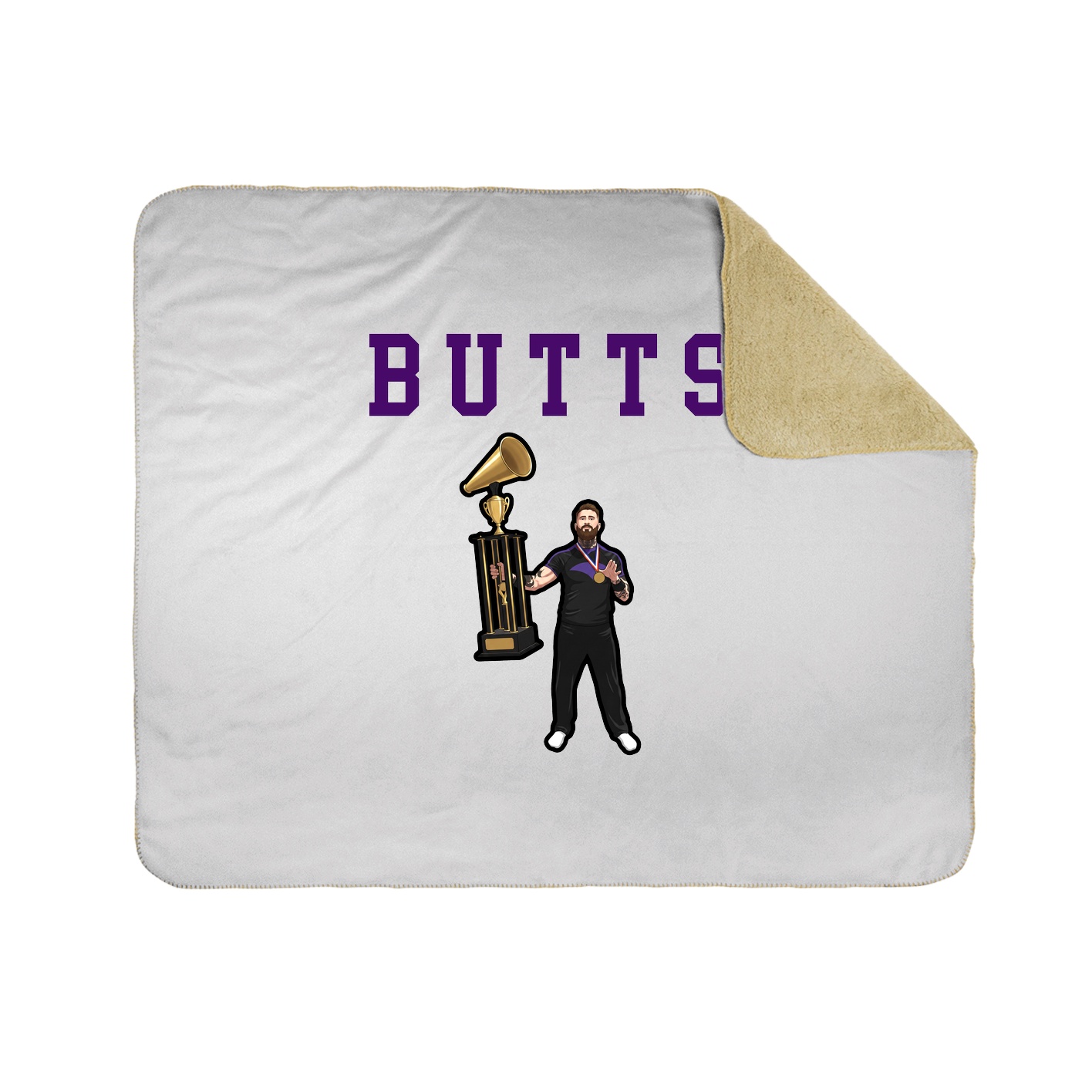 Throw Blanket — Shirsey in White