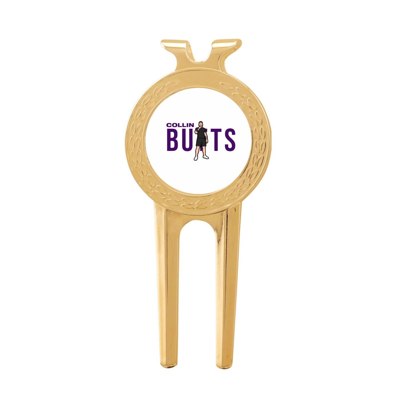 Divot Tool with Ball Marker — Player Name in Classic