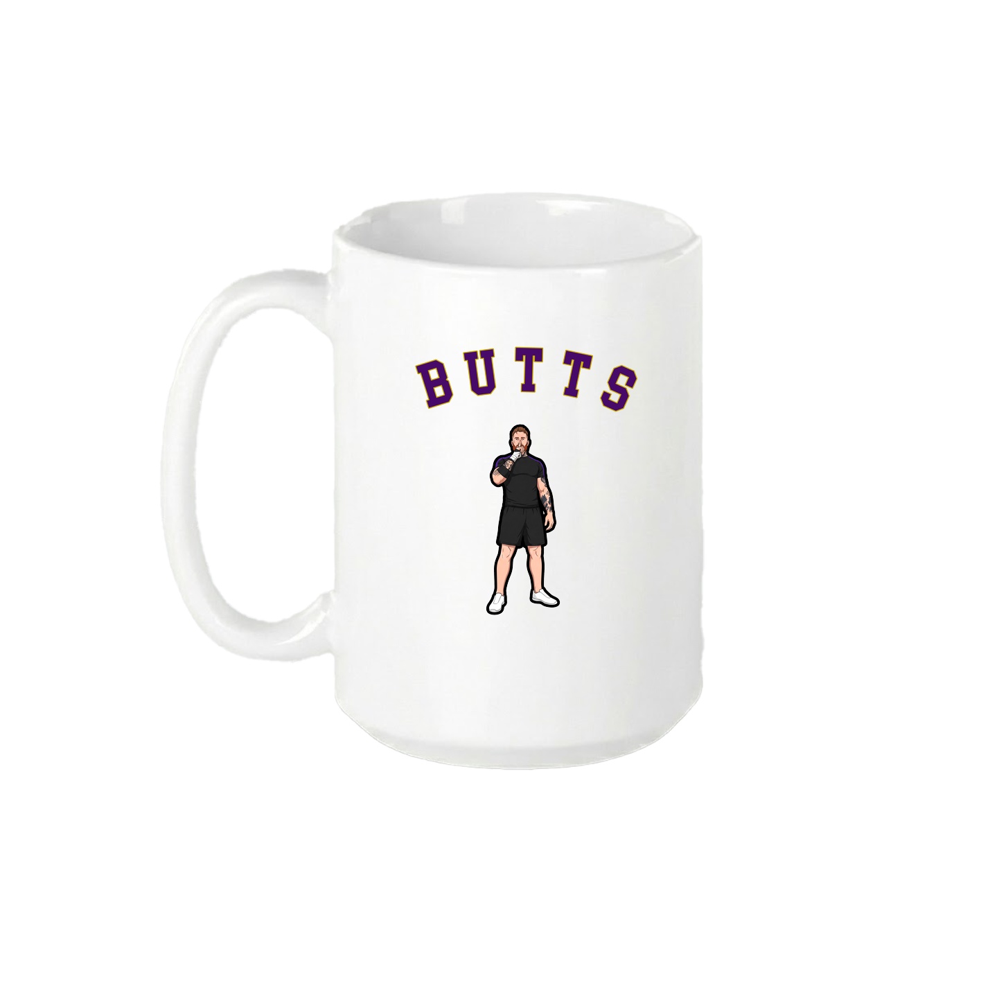 15oz Coffee Mug — Shirsey Arch in White