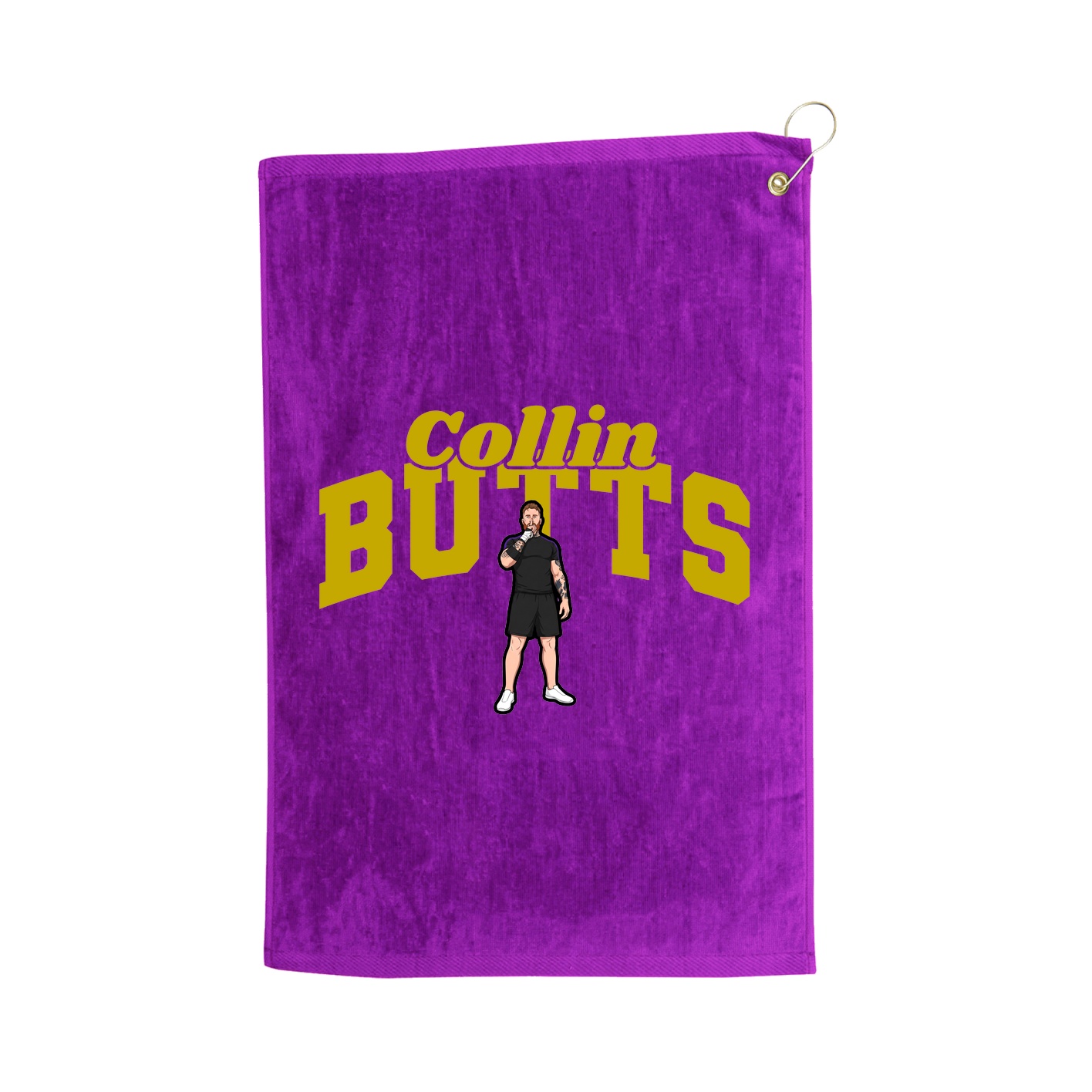 Golf Towel — Signature Arch in Purple