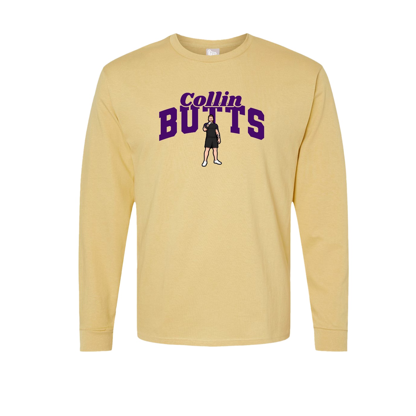 Long Sleeve Tee — Signature Arch in Vegas Gold