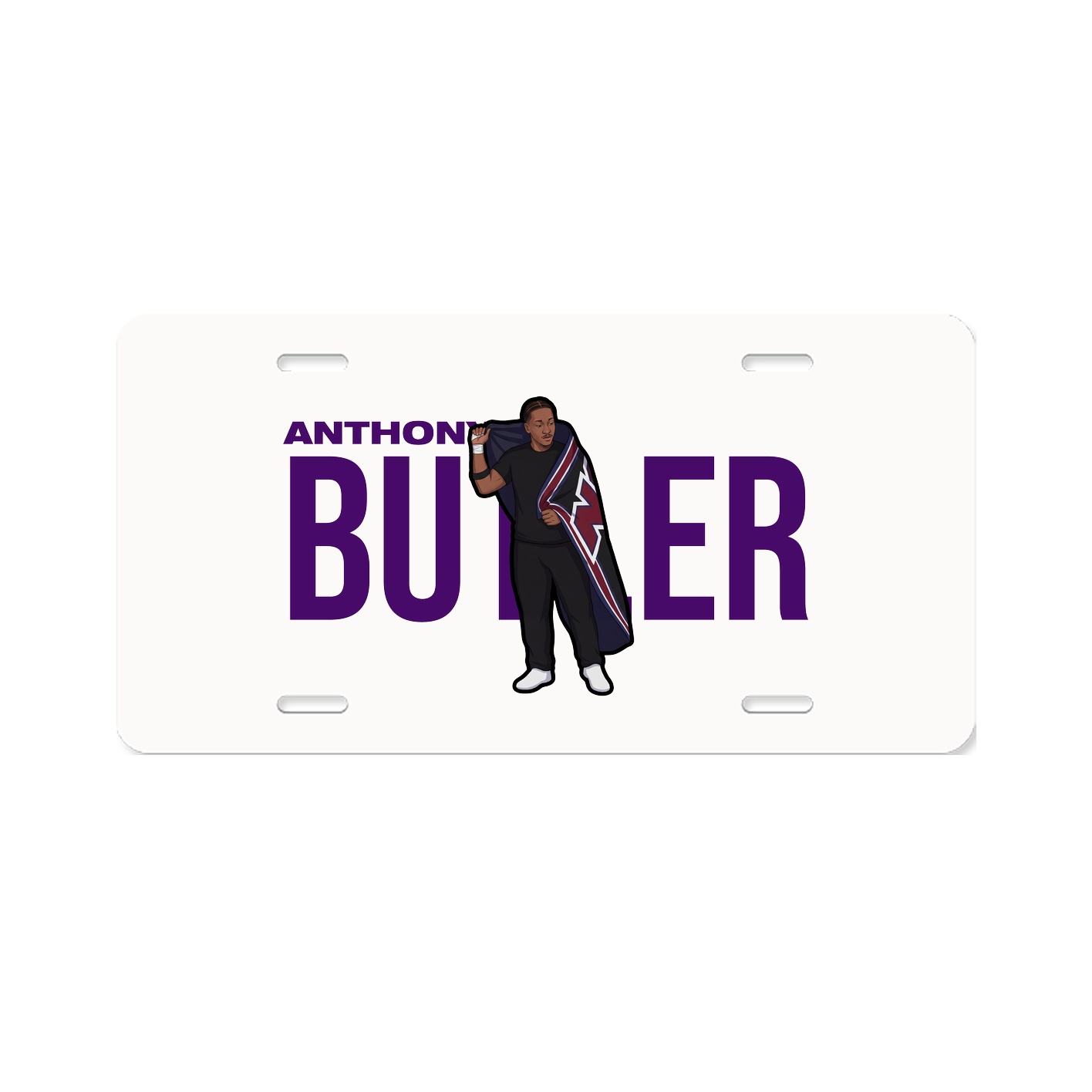 License Plate — Player Name in Classic