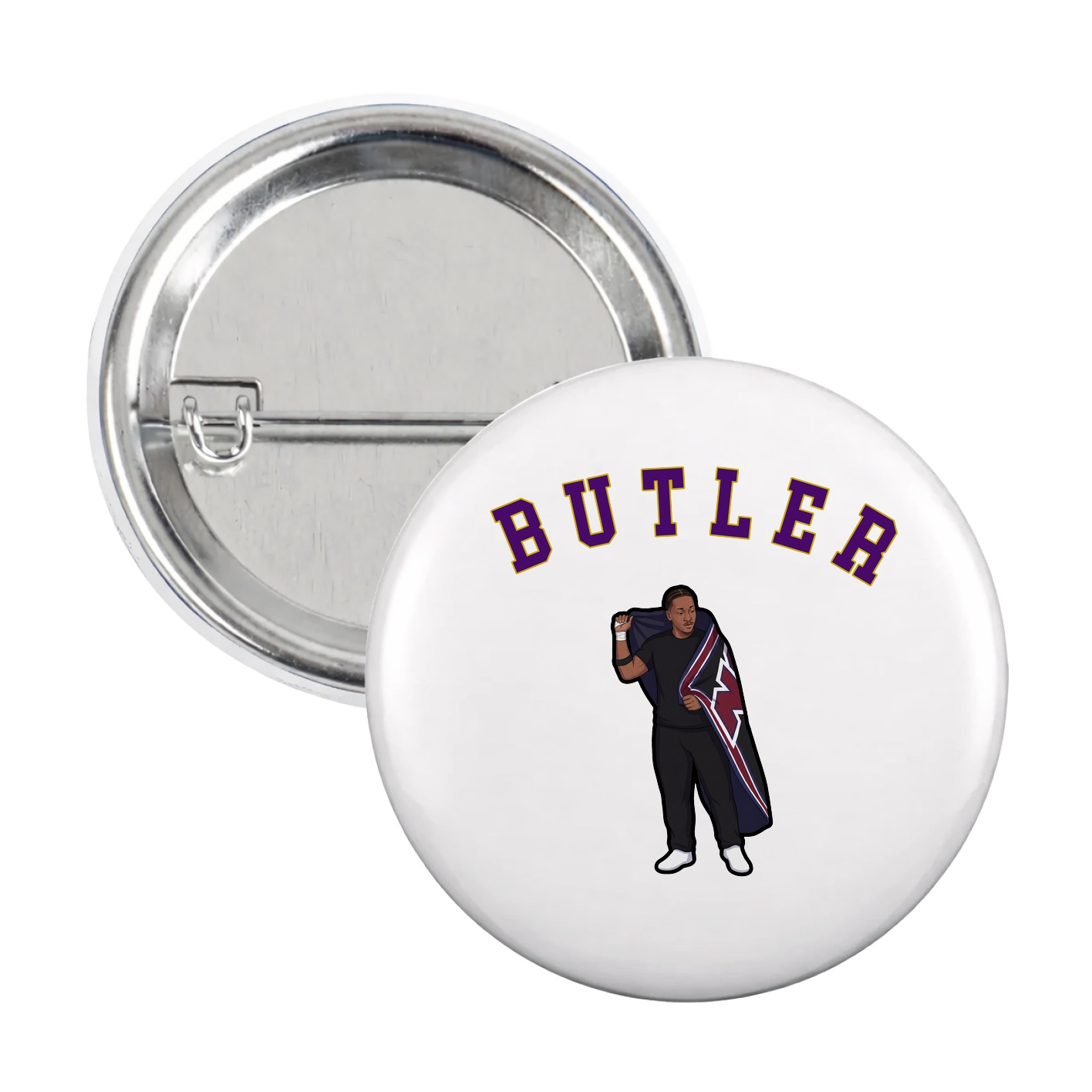 Game Day Button — Shirsey Arch in White