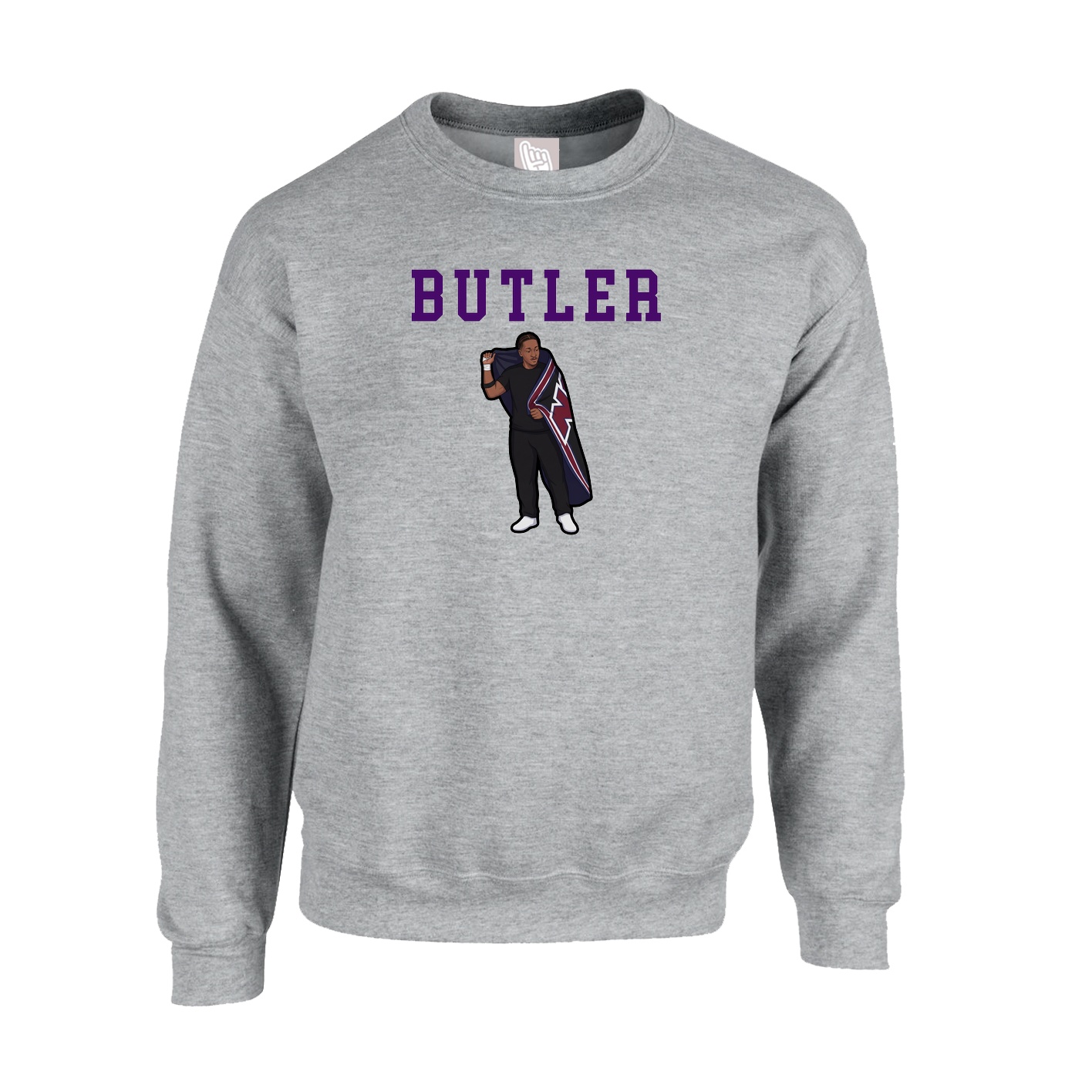 Fleece Crew — Shirsey in Grey