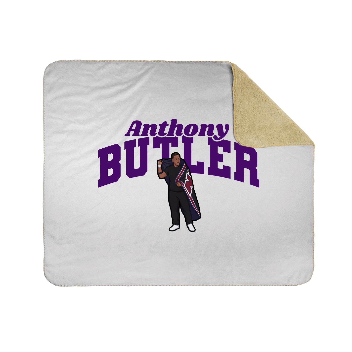 Throw Blanket — Signature Arch in White