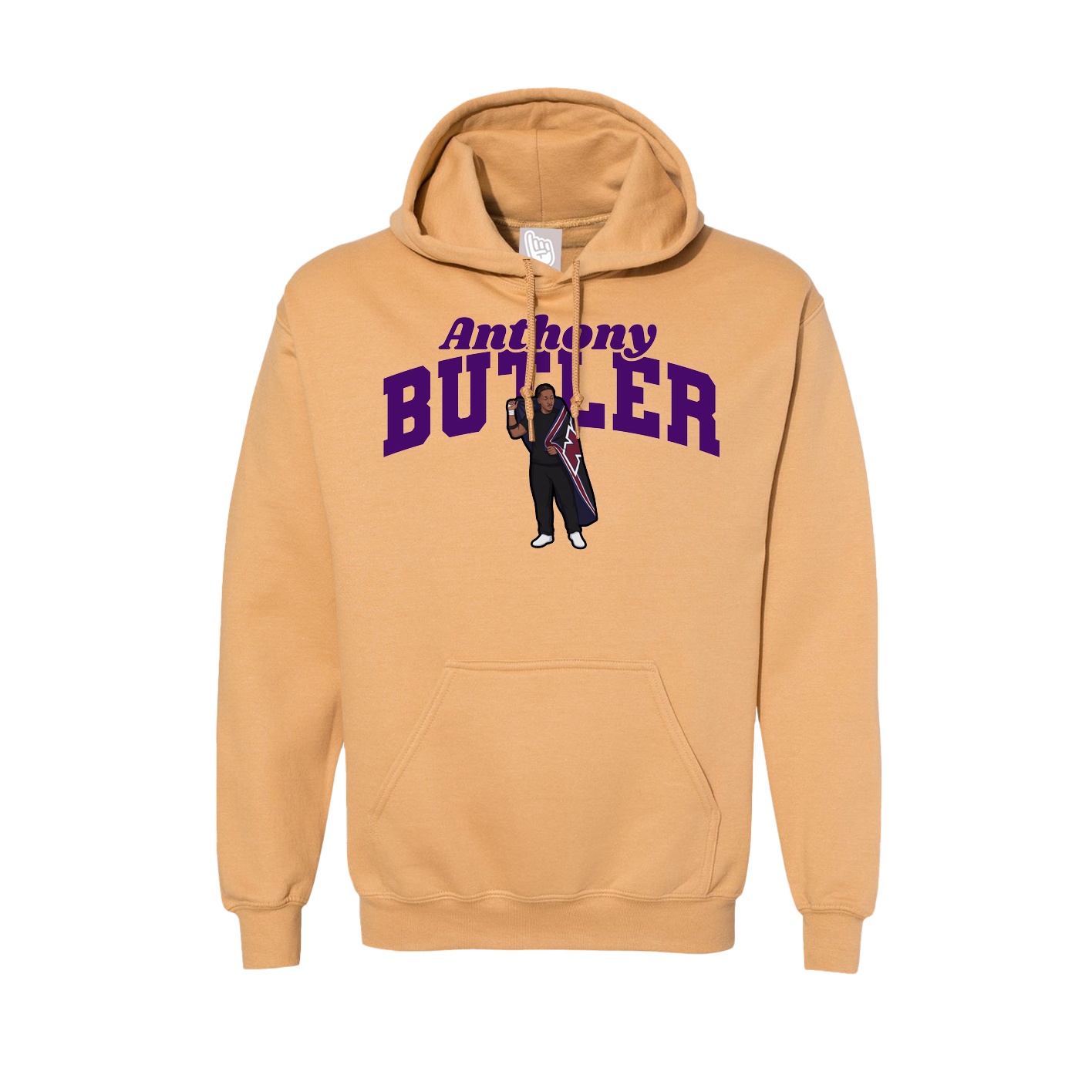 Hoodie — Signature Arch in Vegas Gold