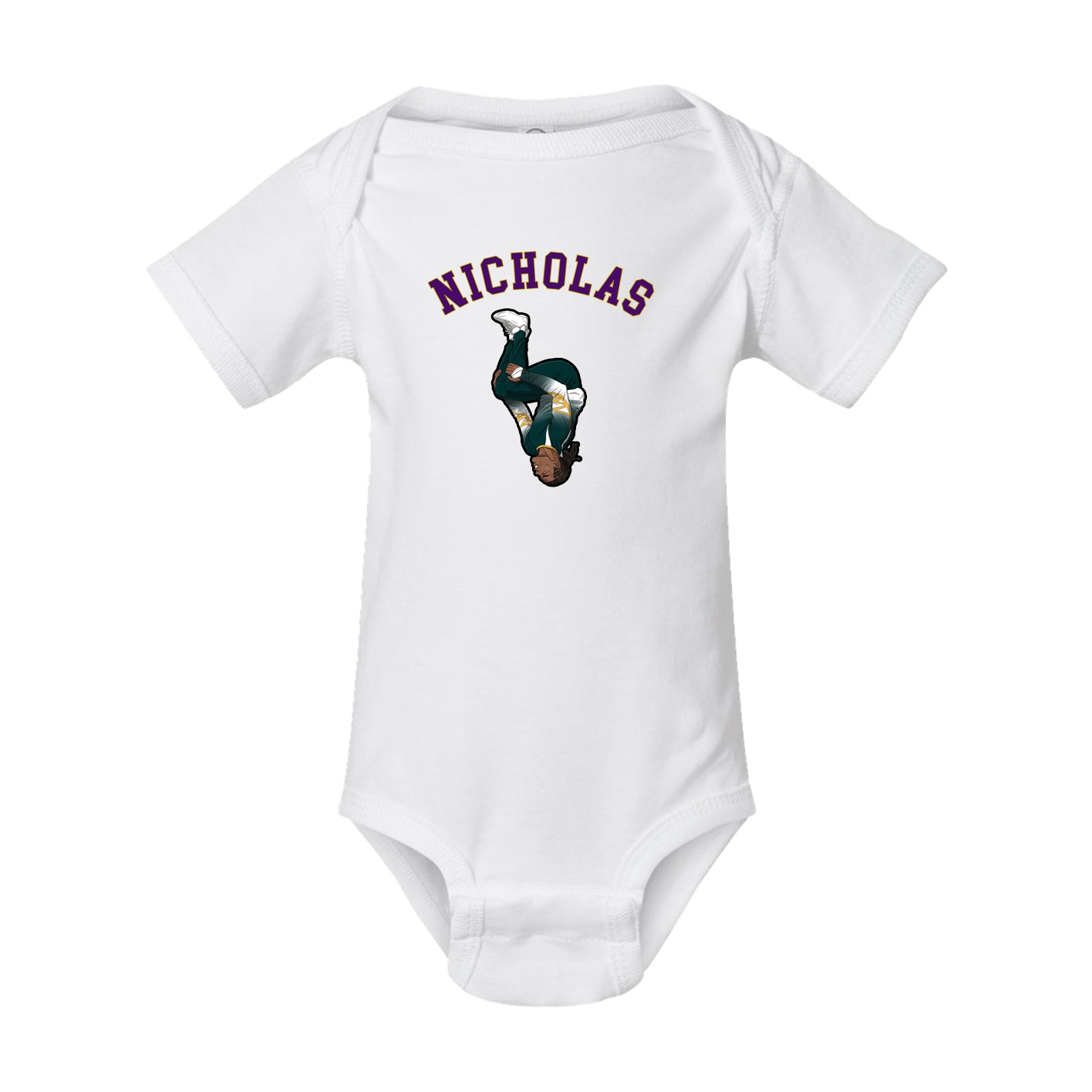 Baby Onesie — Shirsey Arch in White