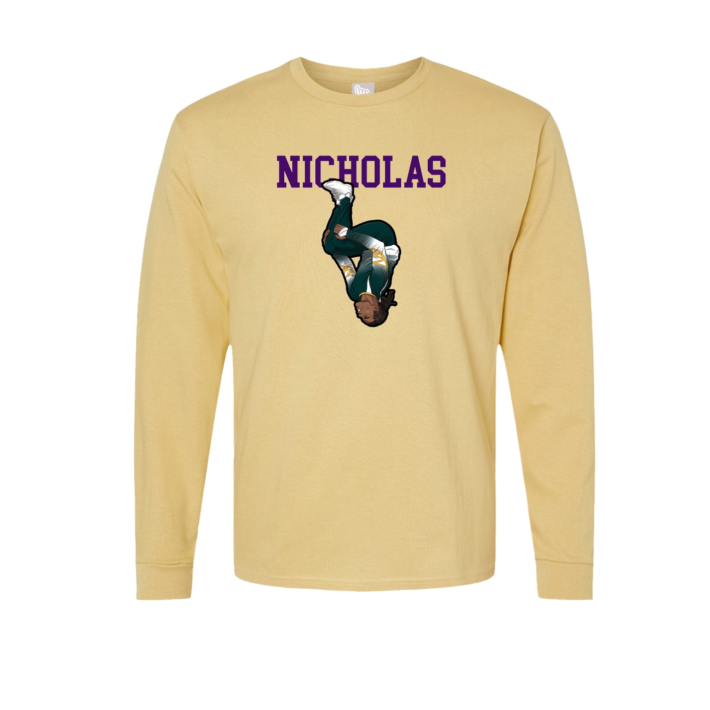 Long Sleeve Tee — Shirsey in Vegas Gold