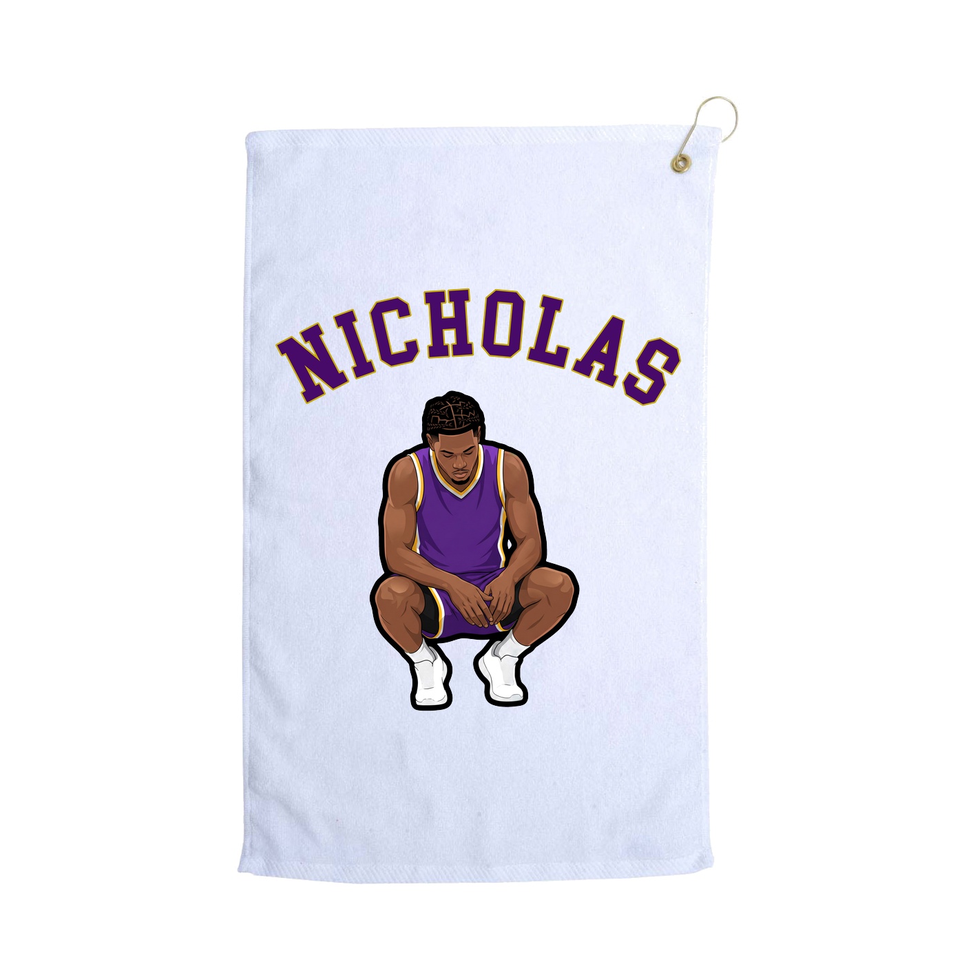 Golf Towel — Shirsey Arch in White