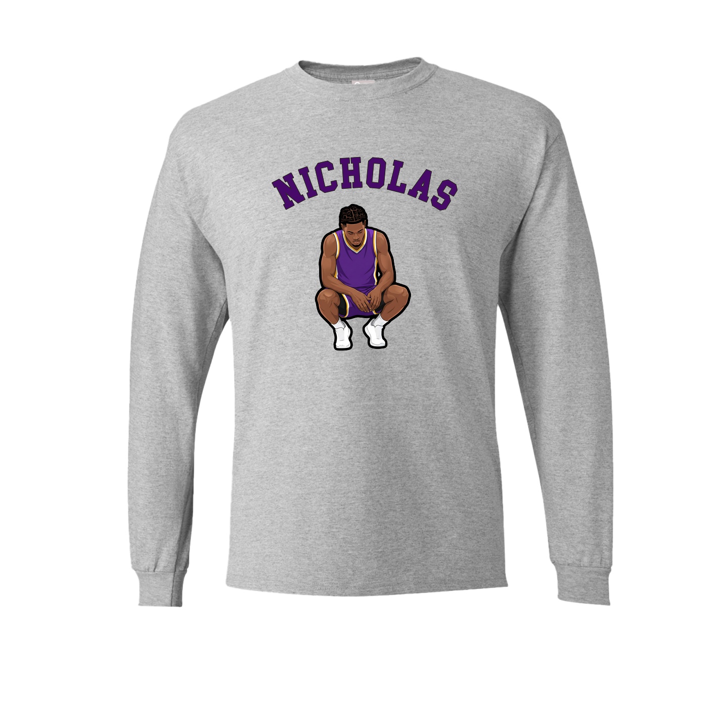 Long Sleeve Tee — Shirsey Arch in Grey