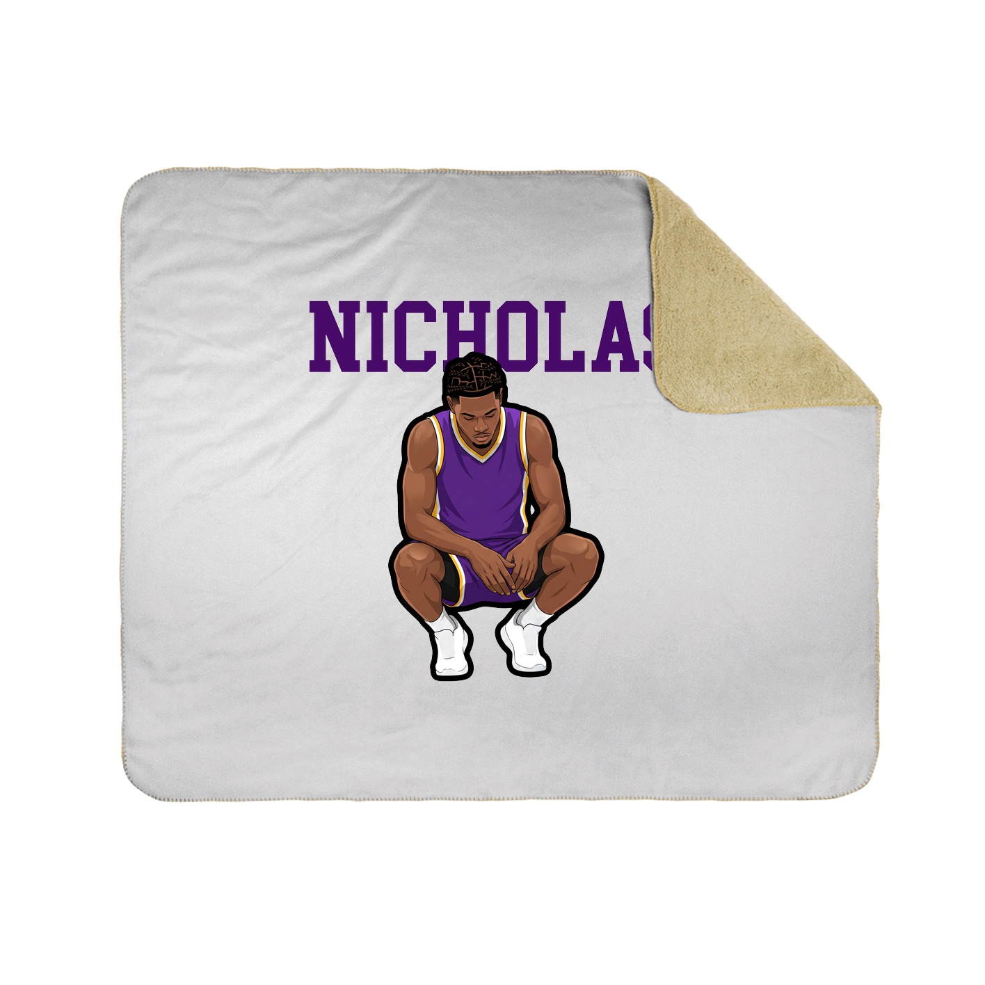 Throw Blanket — Shirsey in White
