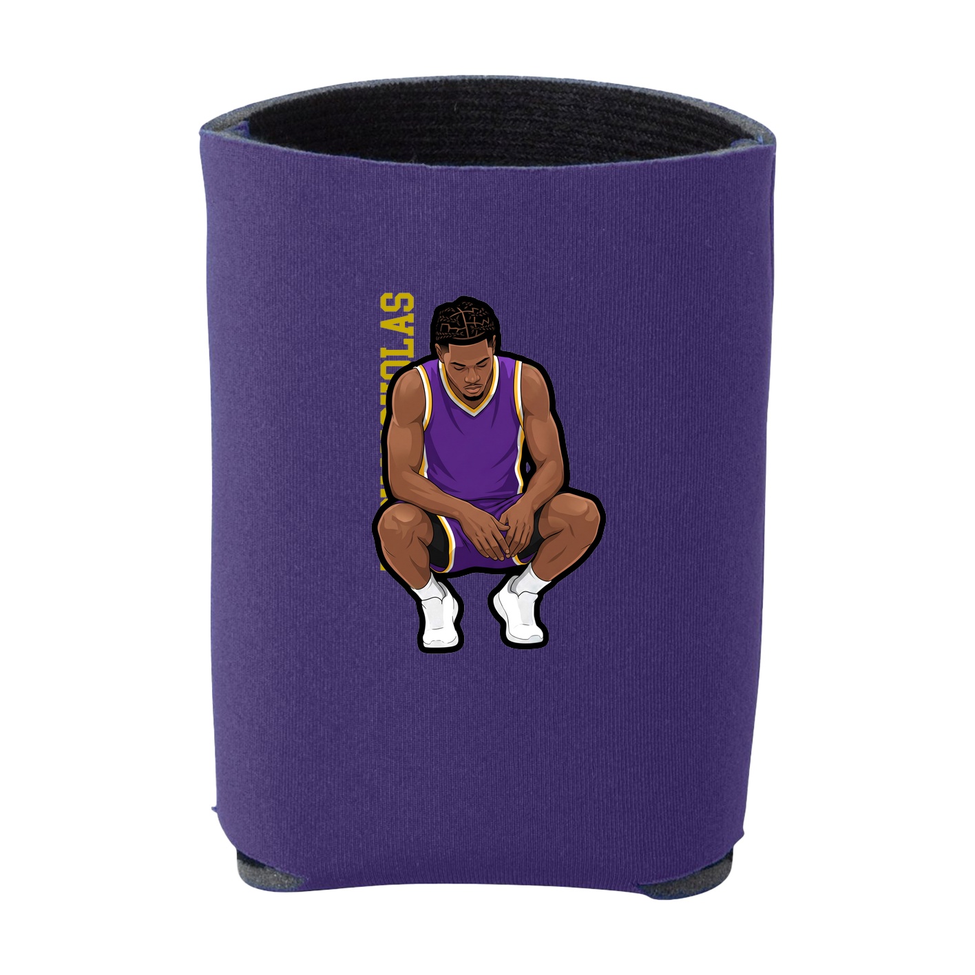 Can Holder — Name Vertical in Purple