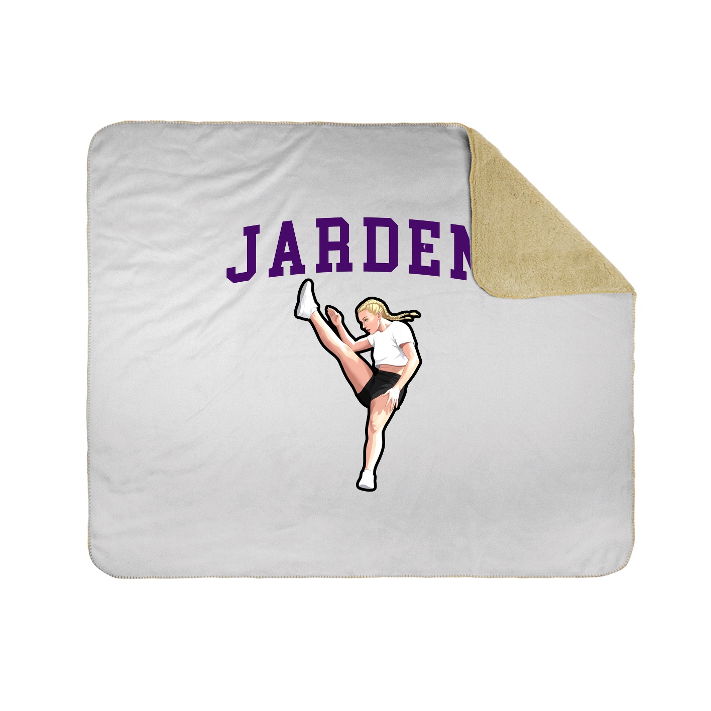 Throw Blanket — Shirsey in White