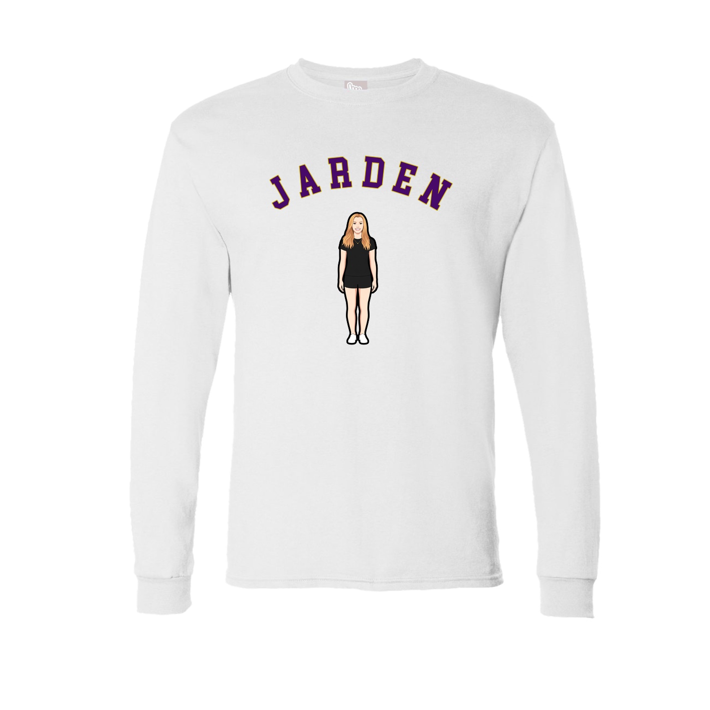 Long Sleeve Tee — Shirsey Arch in White