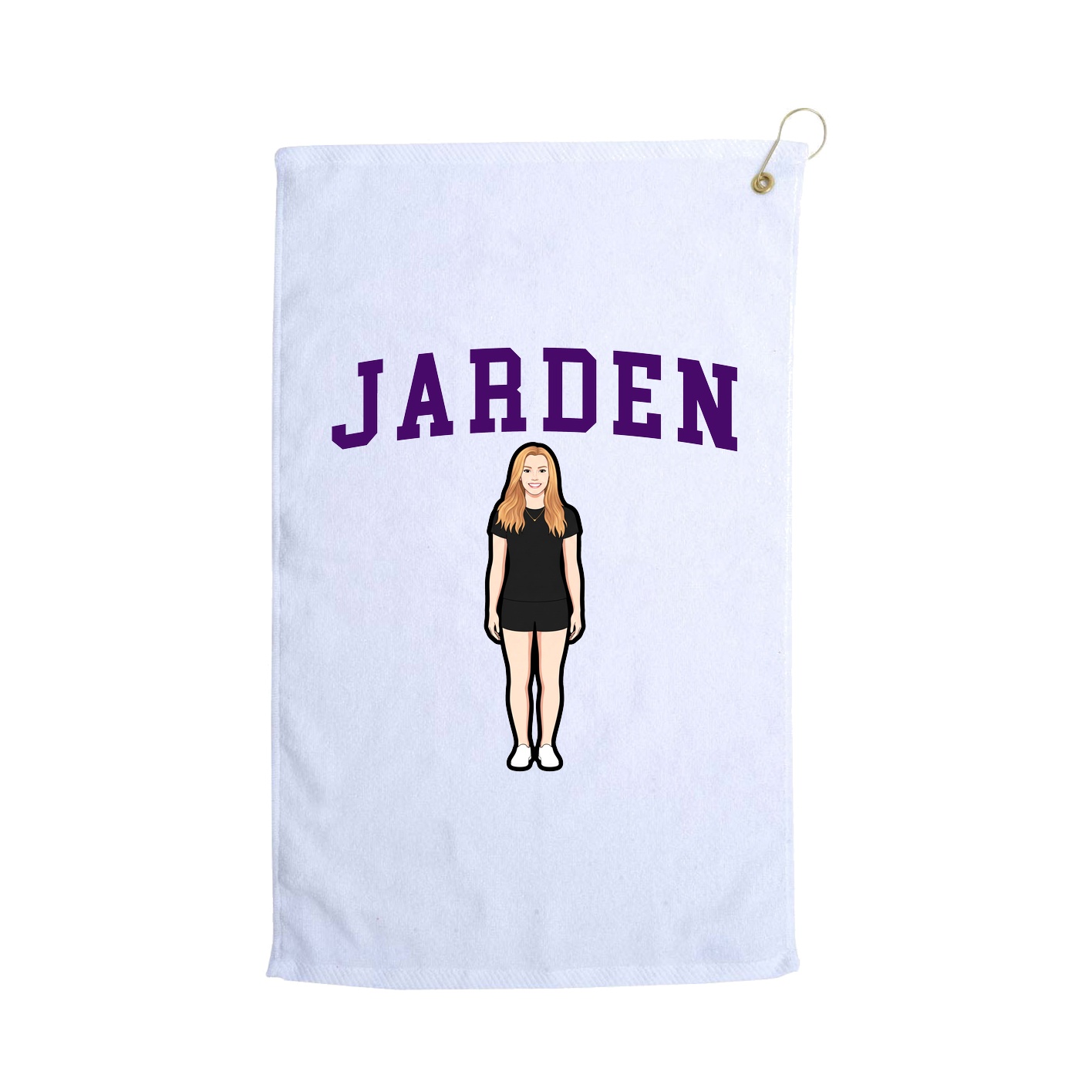 Golf Towel — Shirsey in White