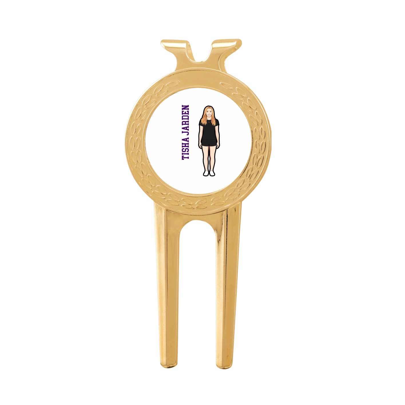 Divot Tool with Ball Marker — Name Vertical in Classic