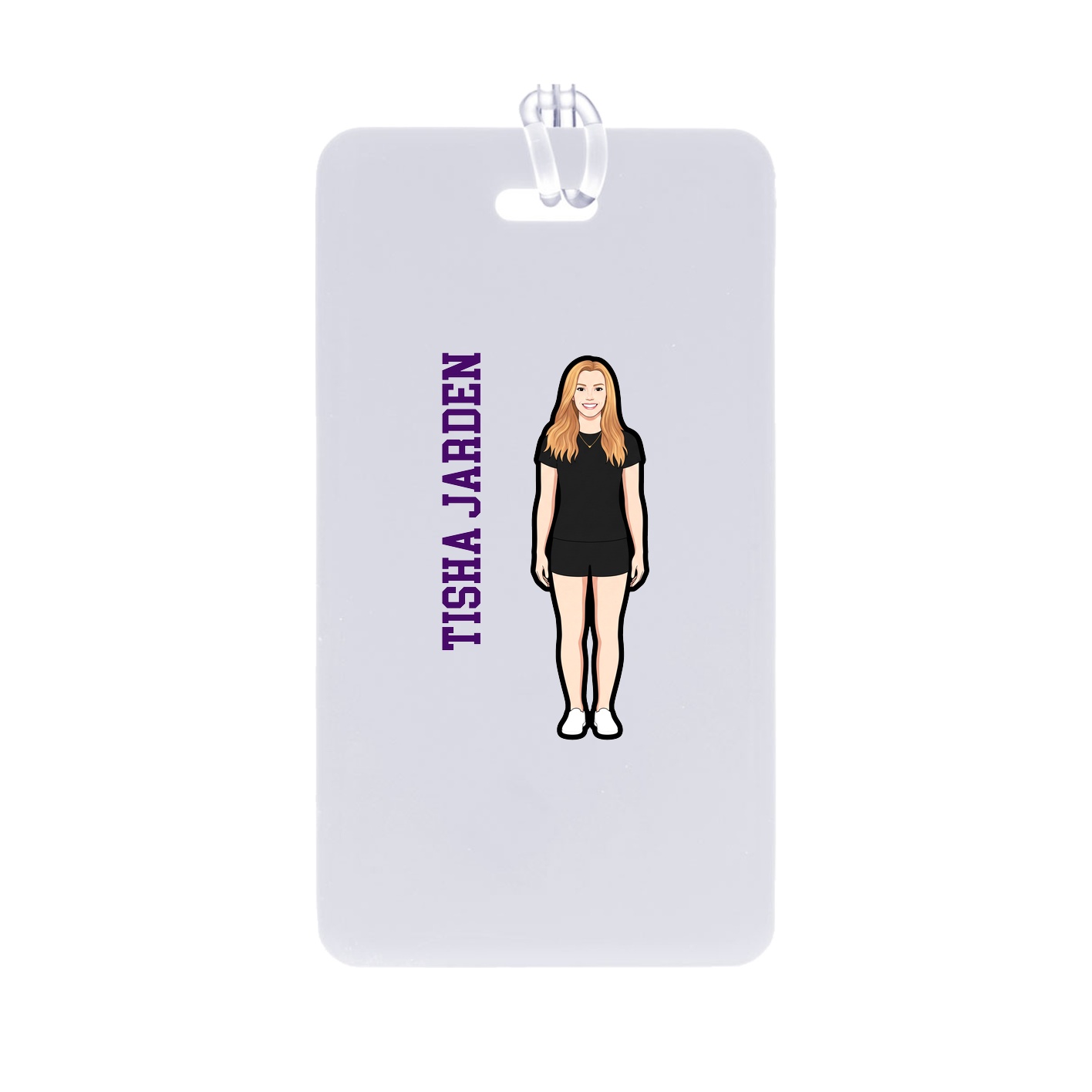 Bag Tag — Name Vertical in Classic