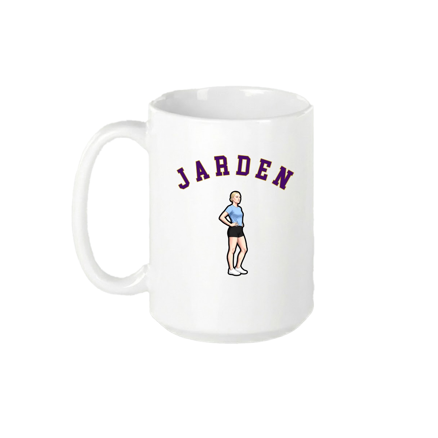 15oz Coffee Mug — Shirsey Arch in White
