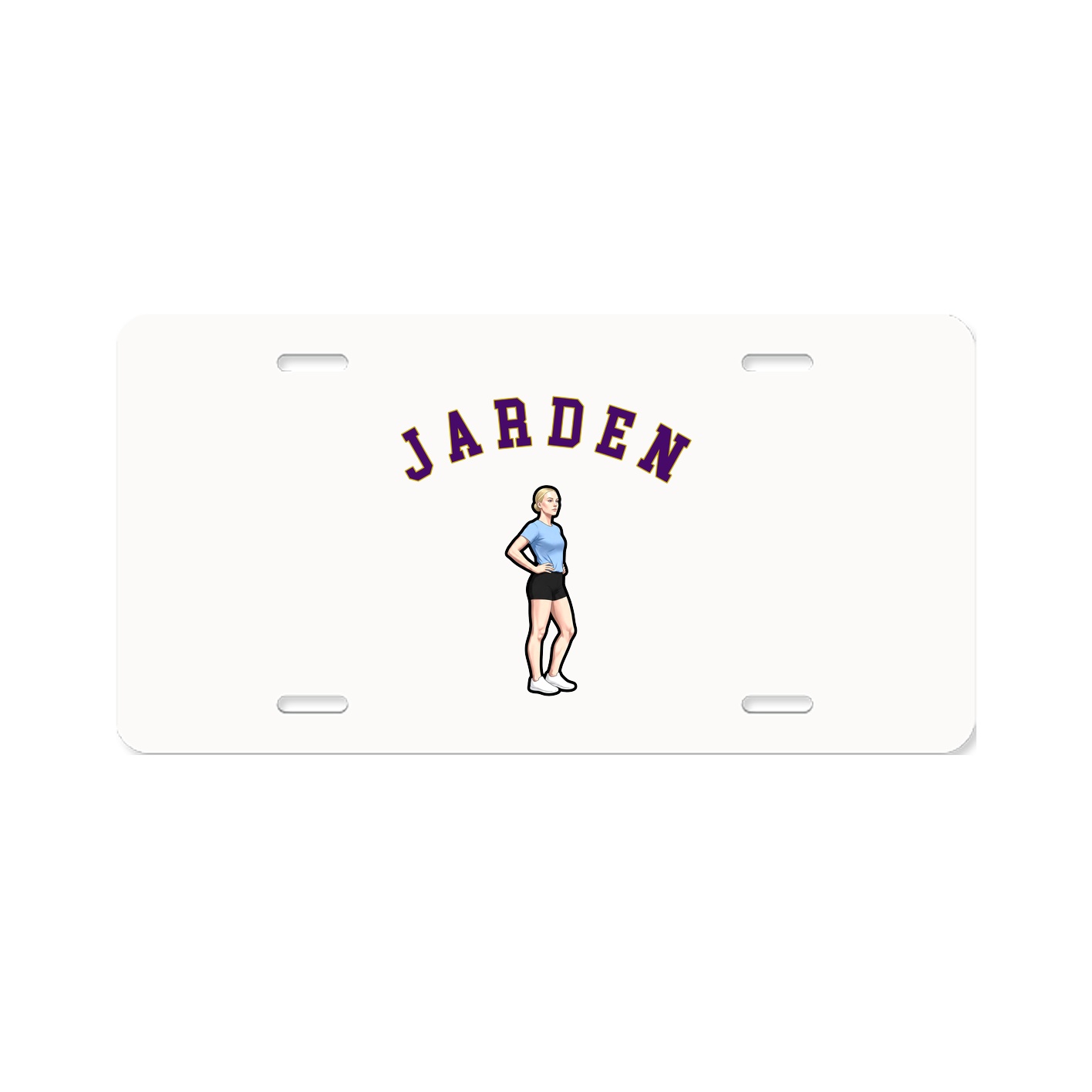 License Plate — Shirsey Arch in Classic