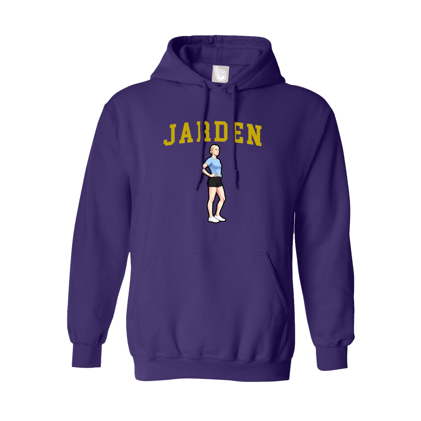 Hoodie — Shirsey in Purple