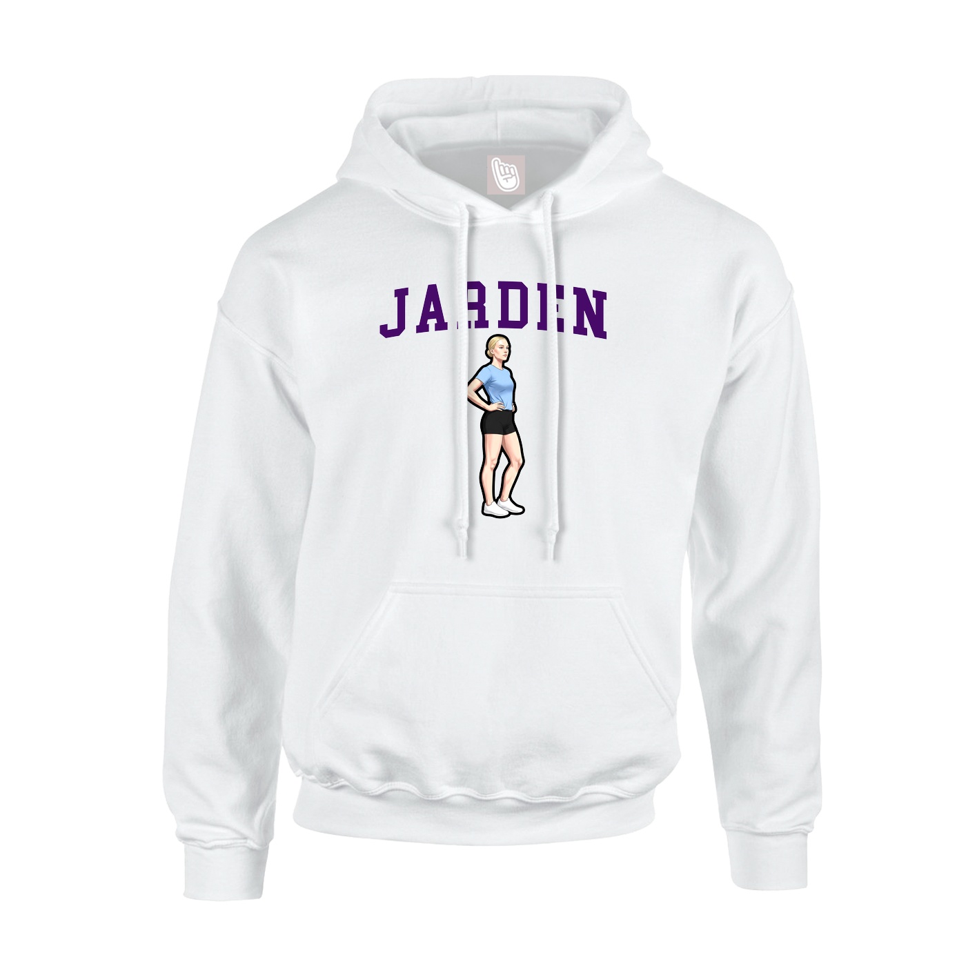 Youth Hoodie — Shirsey in White
