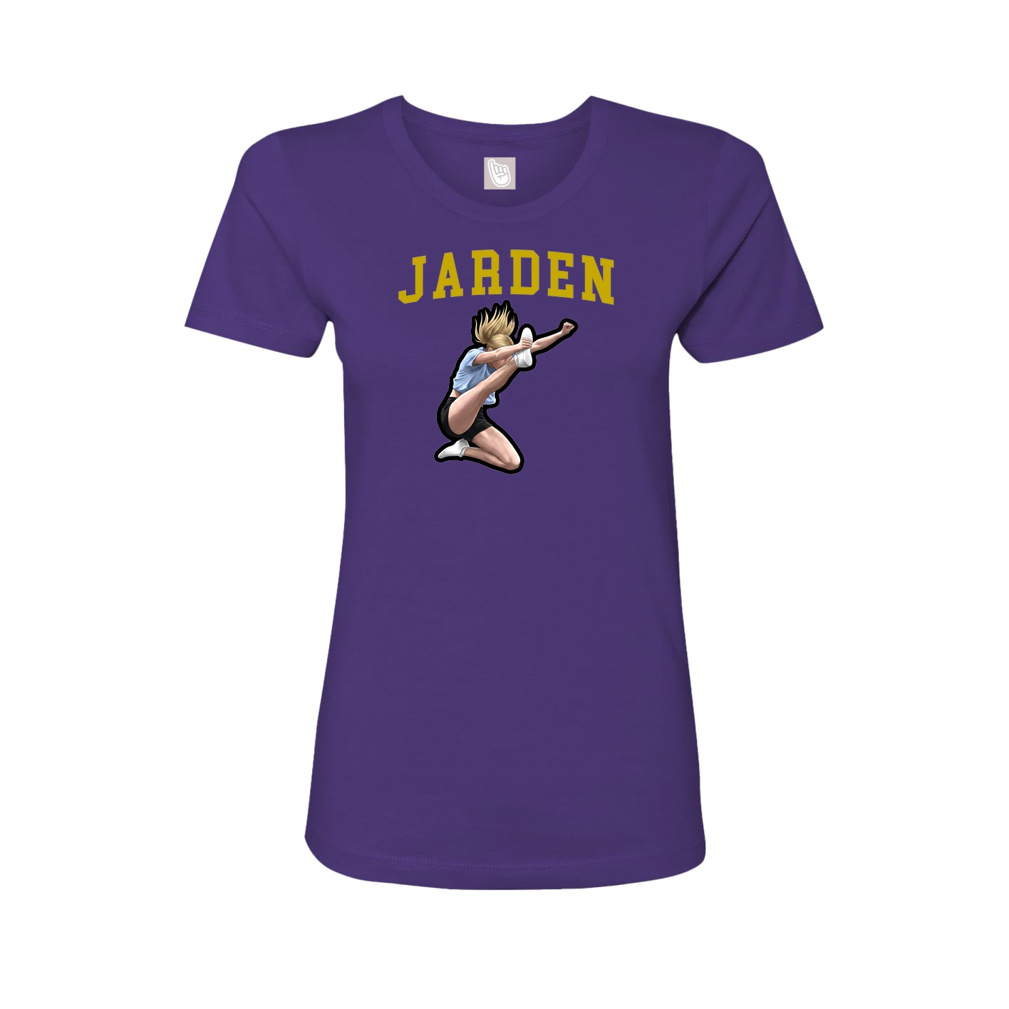 Fitted Women's Tee — Shirsey in Purple