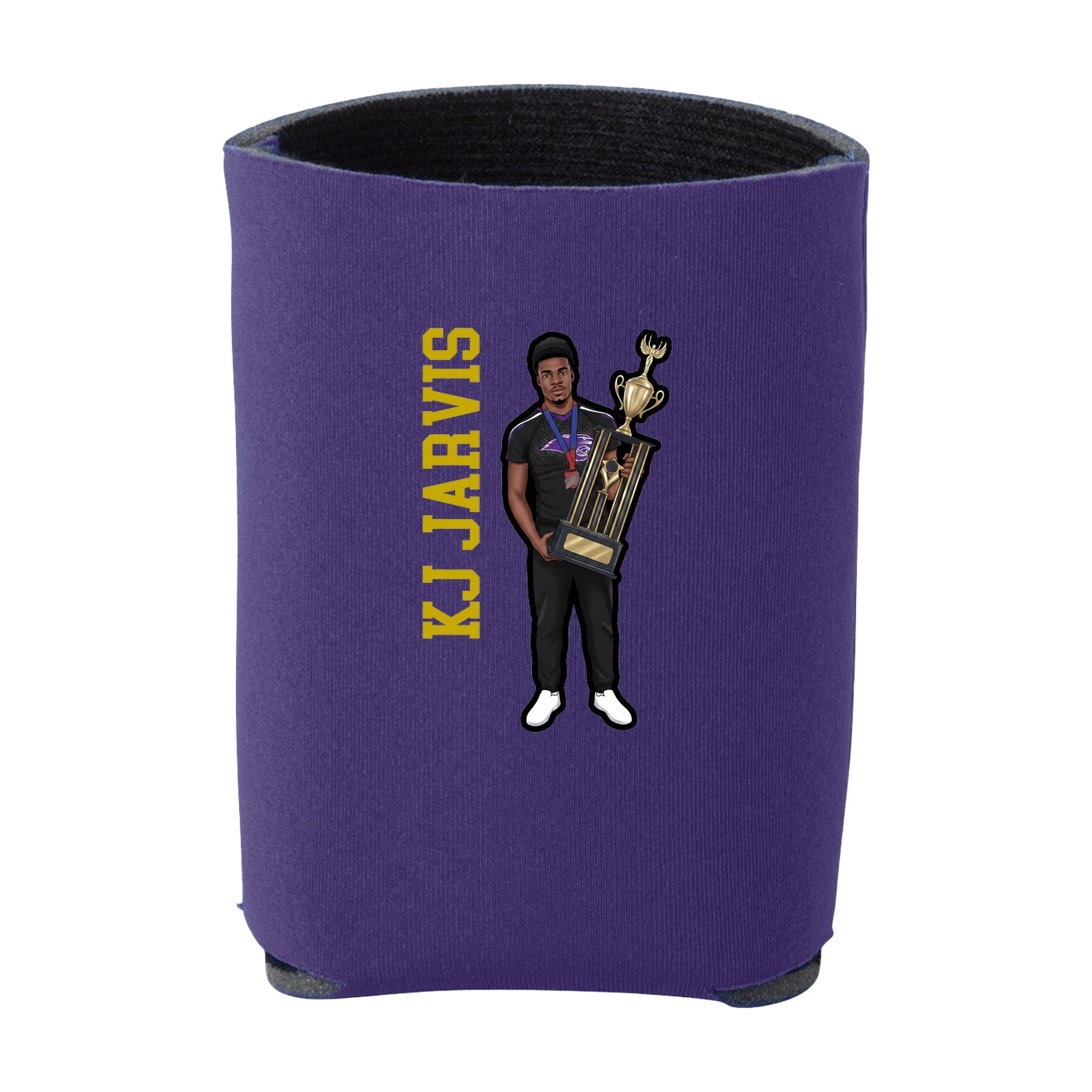 Can Holder — Name Vertical in Purple