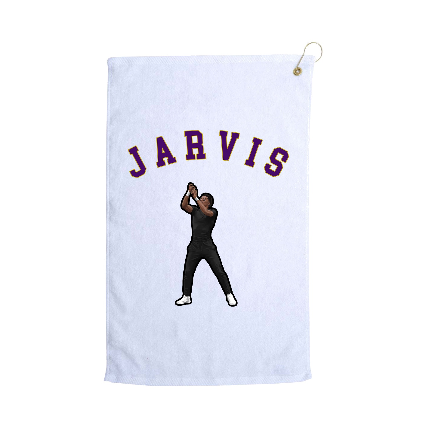 Golf Towel — Shirsey Arch in White