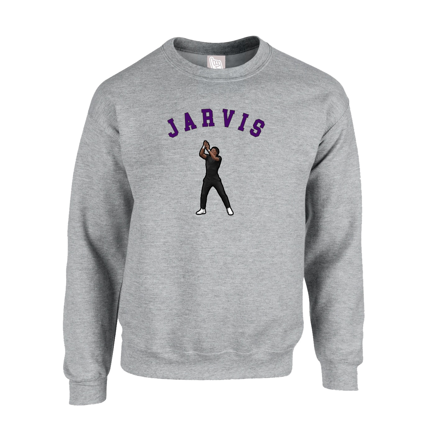 Fleece Crew — Shirsey Arch in Grey