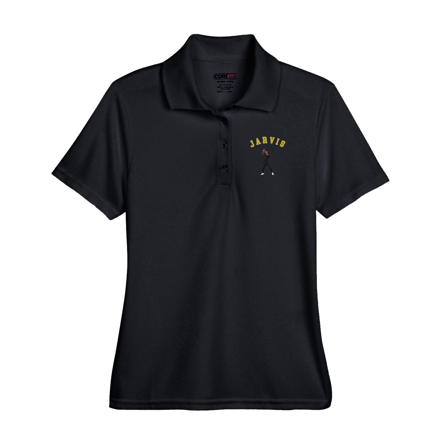 Performance Polo — Shirsey Arch in Black