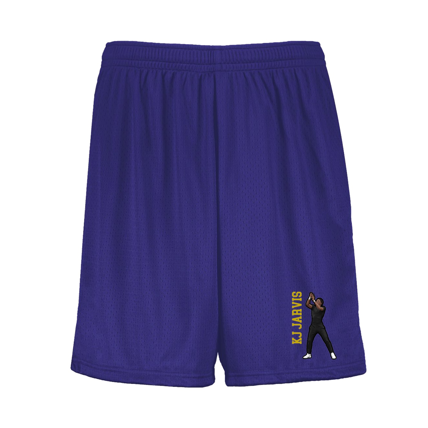 Shorts — Name Vertical in Purple