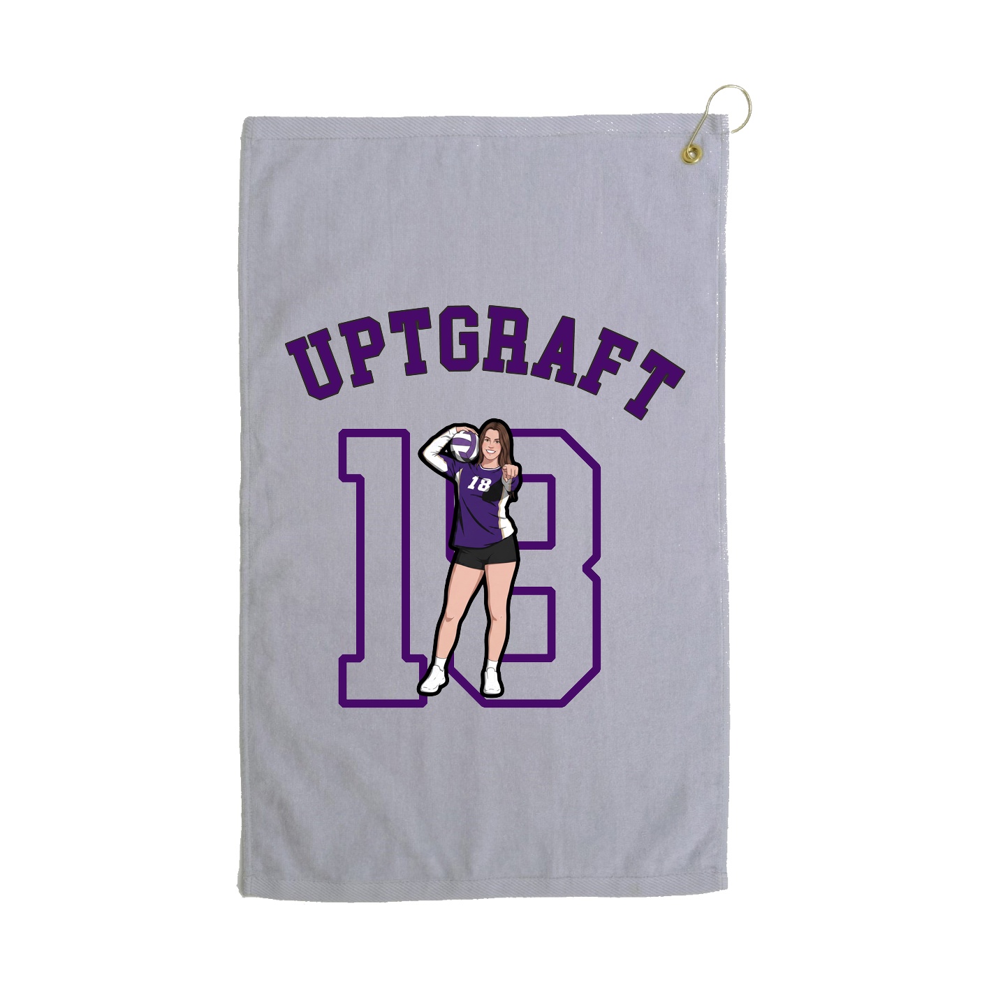 Golf Towel — Shirsey Arch in Grey