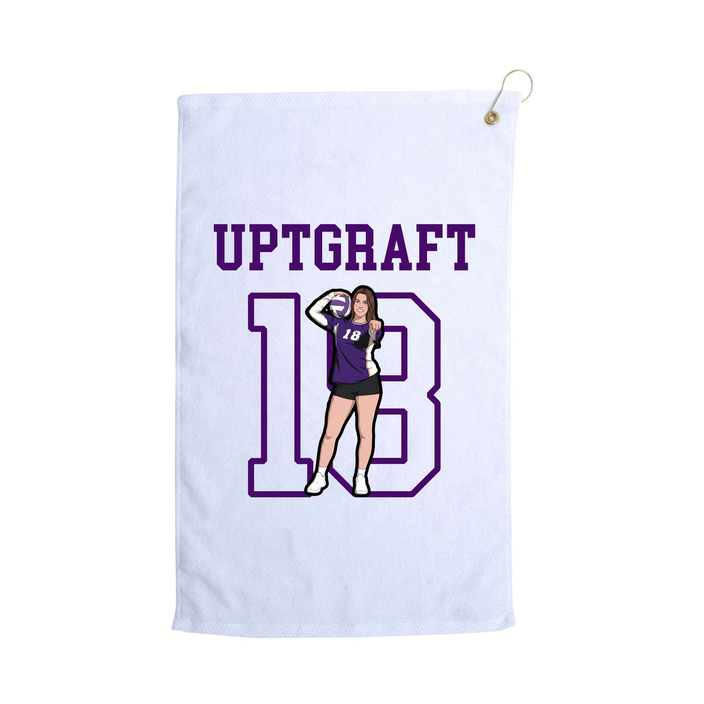 Golf Towel — Shirsey in White