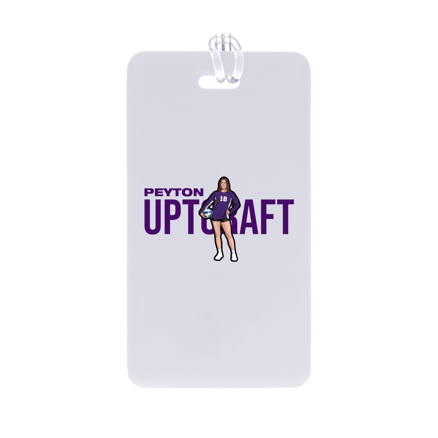 Bag Tag — Player Name in Classic