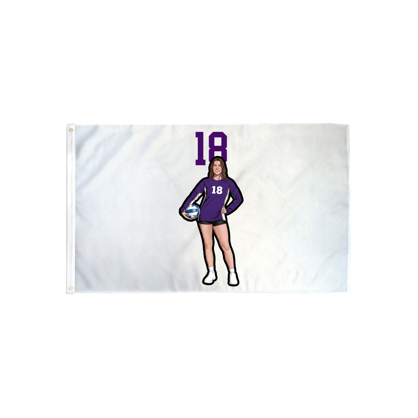 3x5 Flag — Number Top in Classic