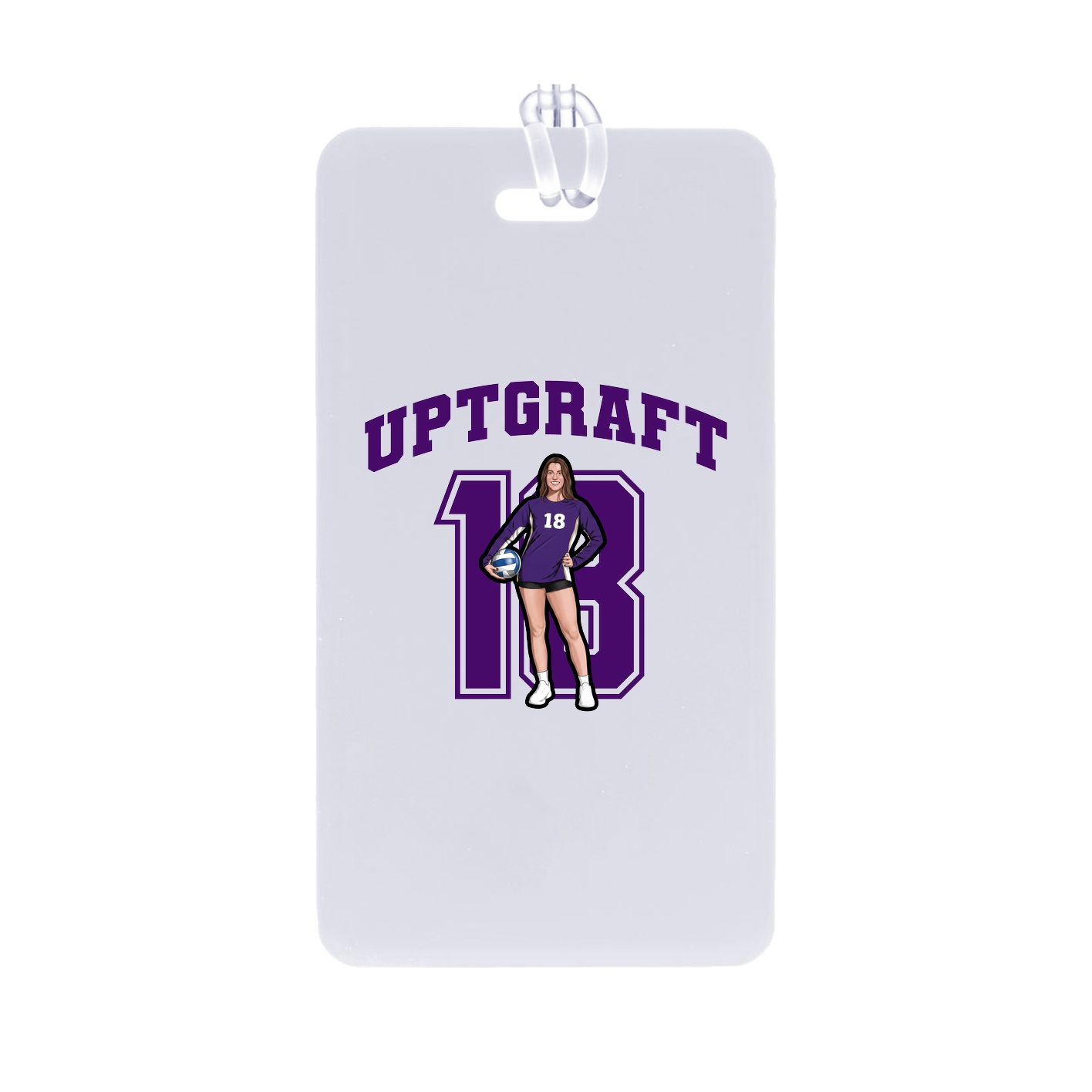 Bag Tag — Number in Classic