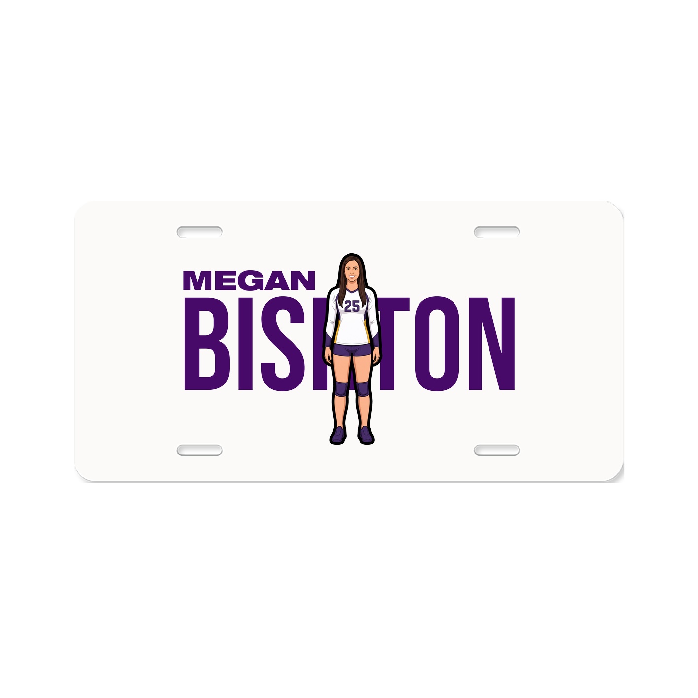 License Plate — Player Name in Classic