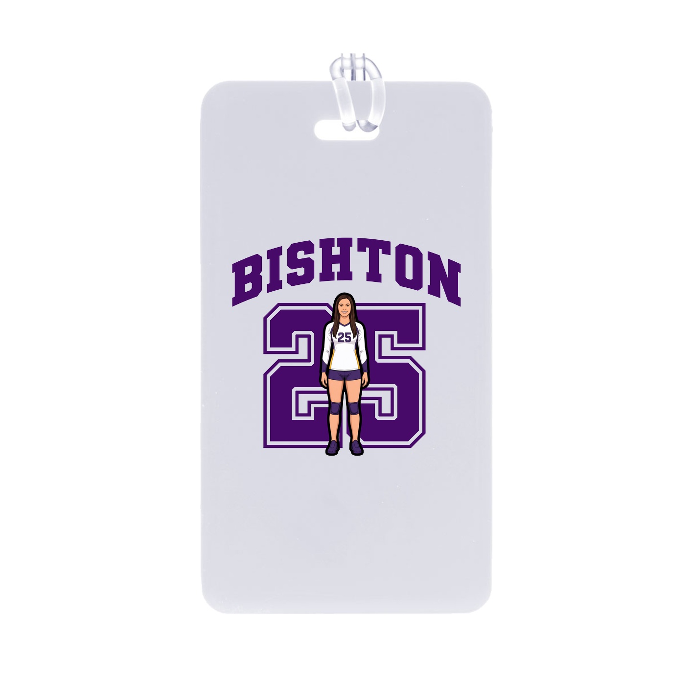 Bag Tag — Number in Classic