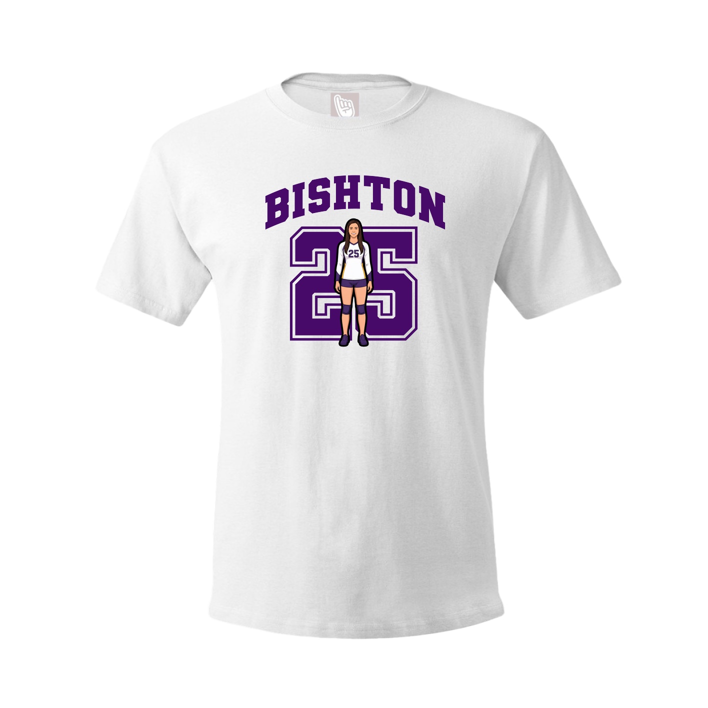 Tee — Number in White