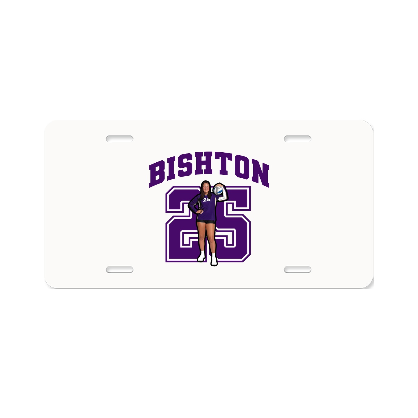 License Plate — Number in Classic