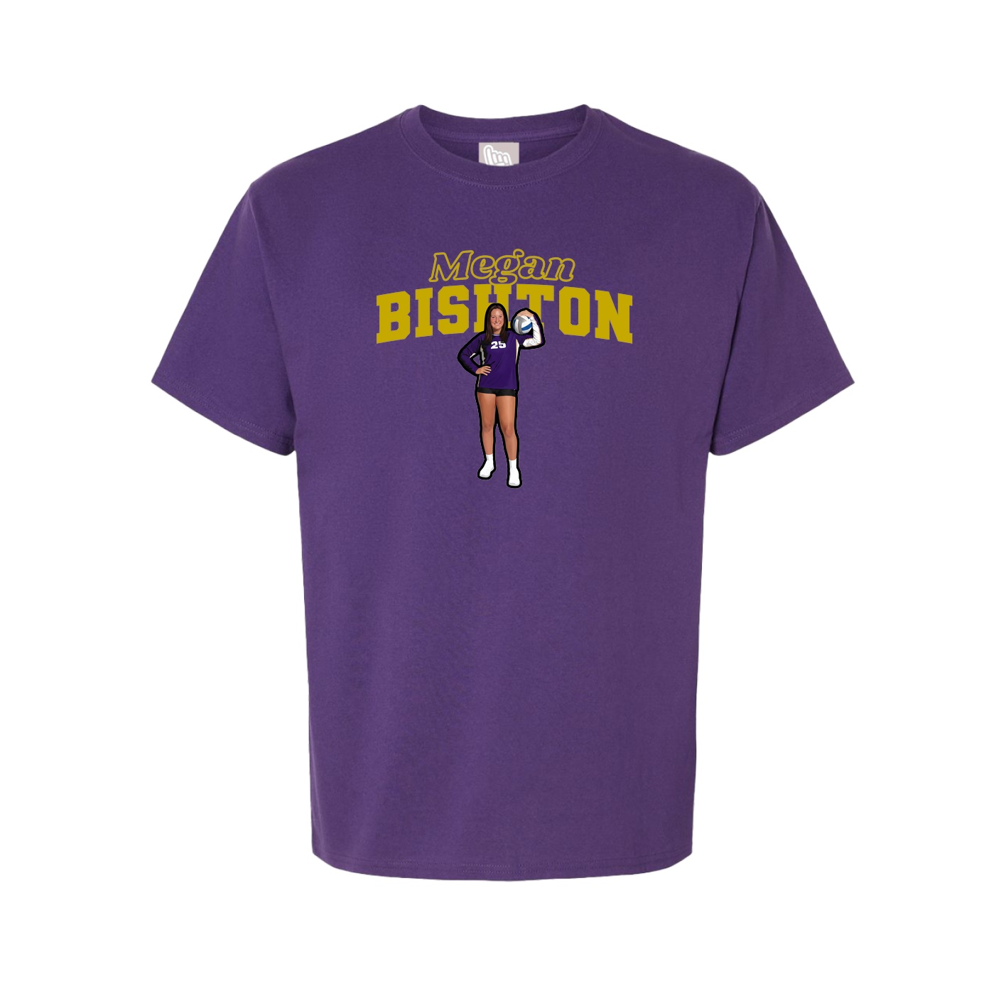 Tee — Name Arch in Purple