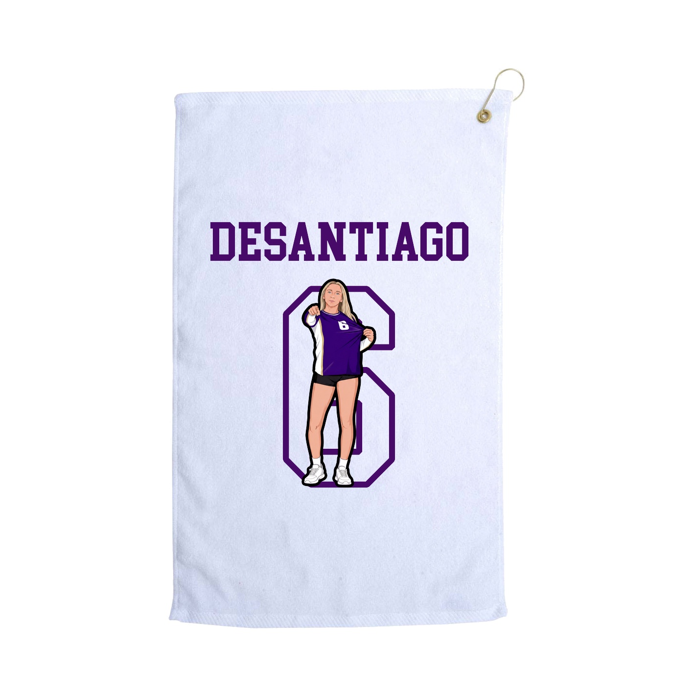 Golf Towel — Shirsey in White