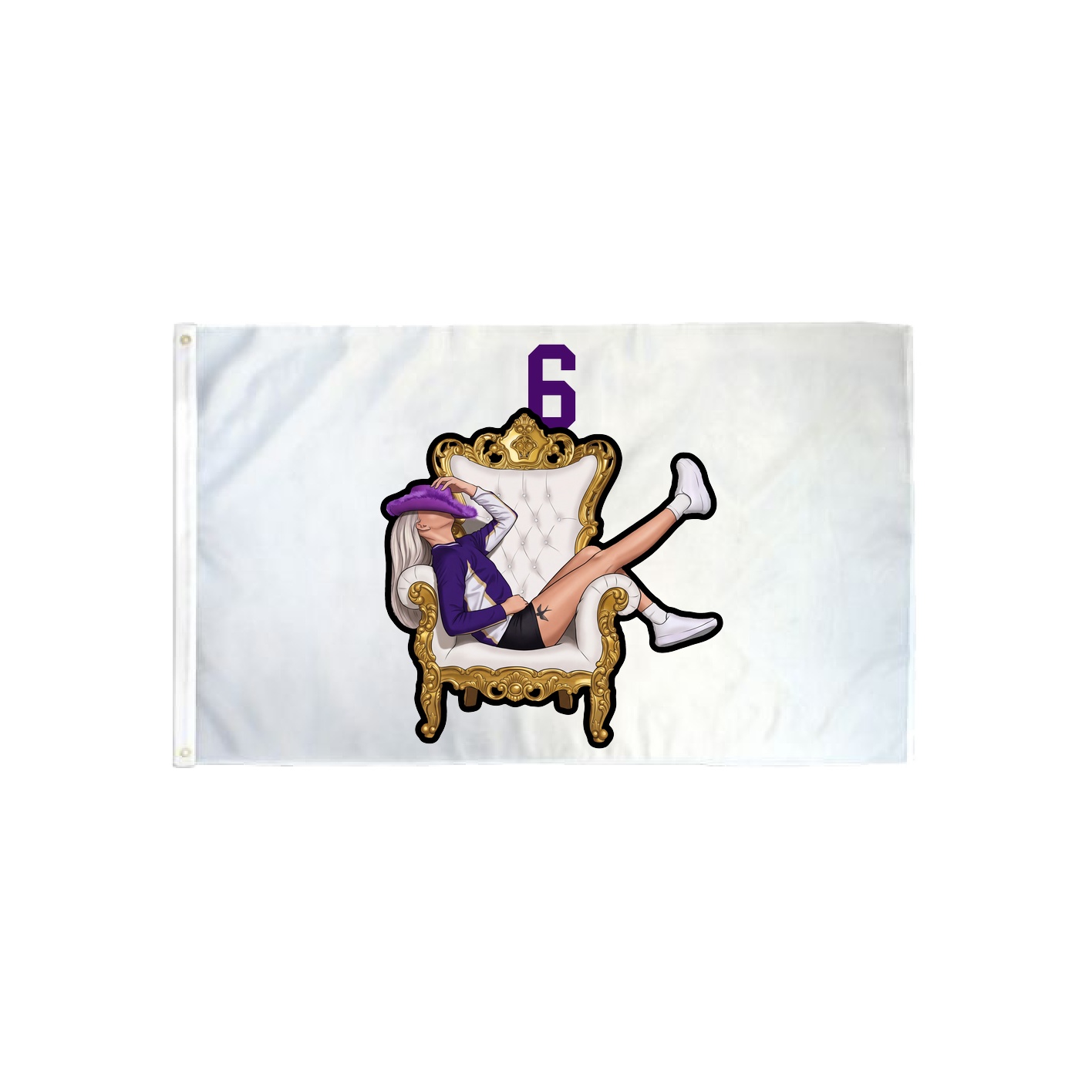 3x5 Flag — Number Top in Classic