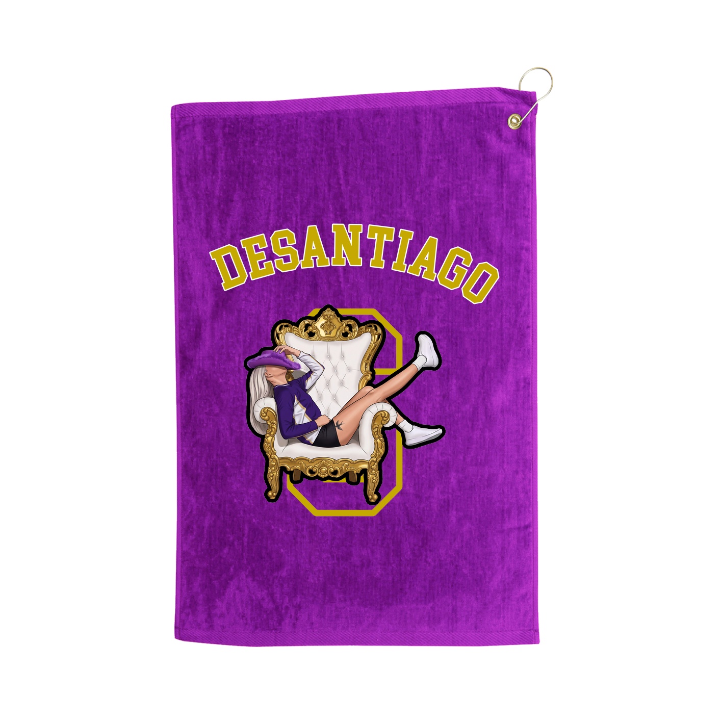Golf Towel — Shirsey Arch in Purple