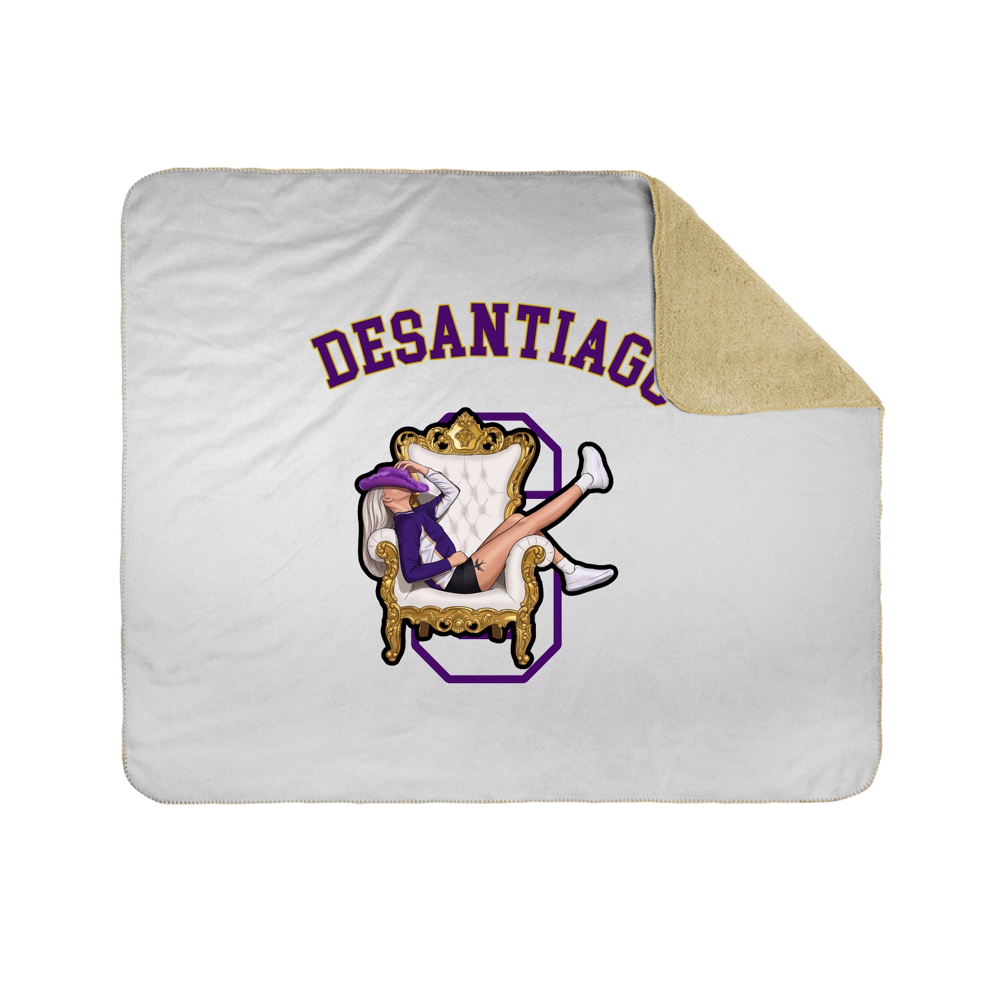 Throw Blanket — Shirsey Arch in White