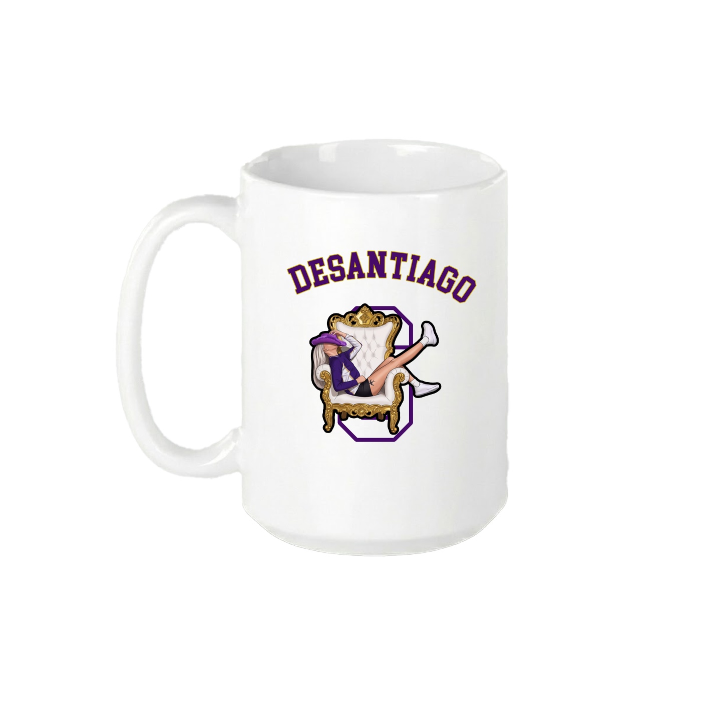 15oz Coffee Mug — Shirsey Arch in White