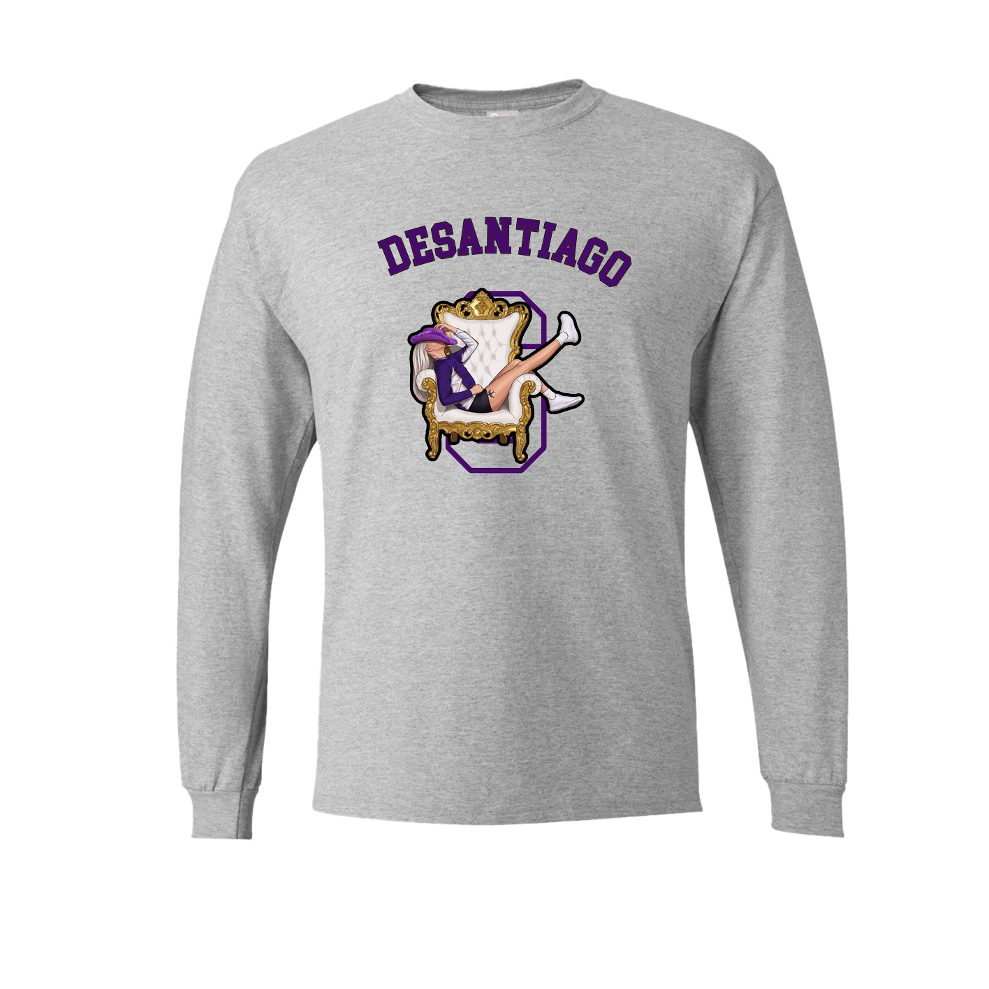 Long Sleeve Tee — Shirsey Arch in Grey